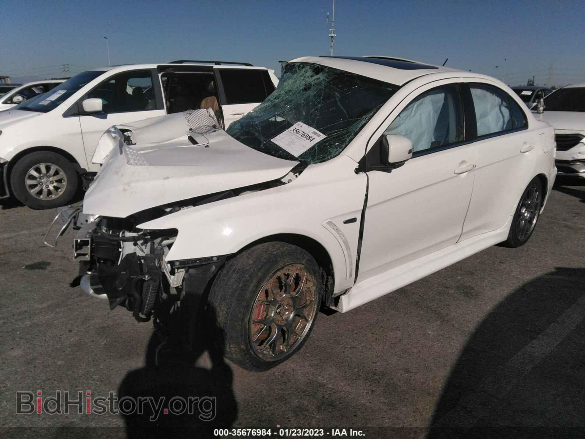 2015 MITSUBISHI LANCER EVOLUTION - VIN: JA32W5FV3FU011758 - Фото 2