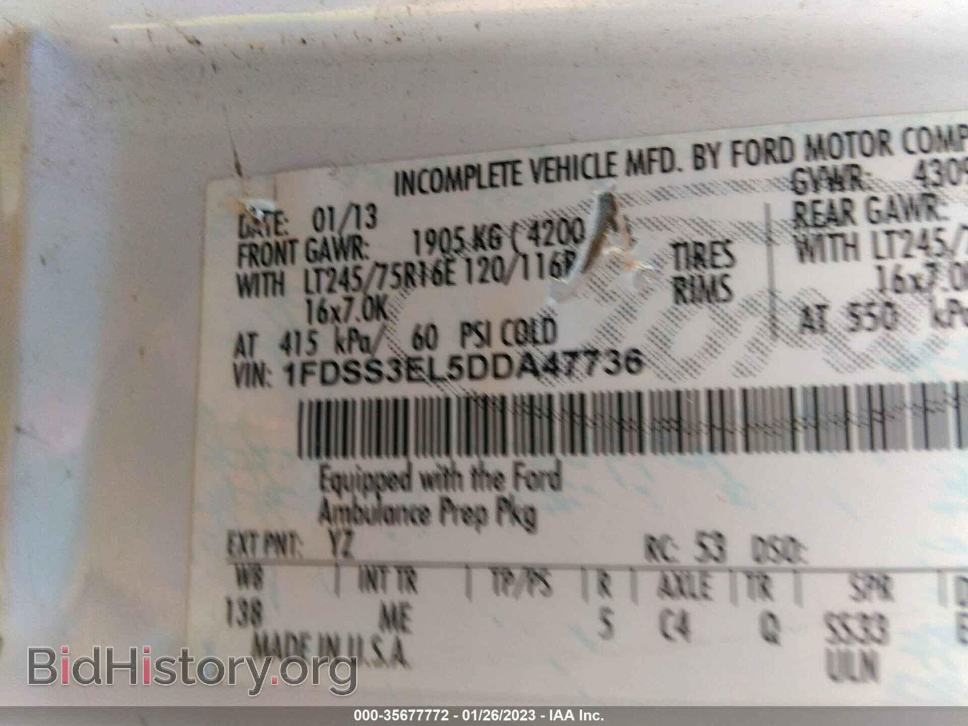 2013 FORD ECONOLINE CARGO VAN - VIN: 1FDSS3EL5DDA47736 - Фото 9