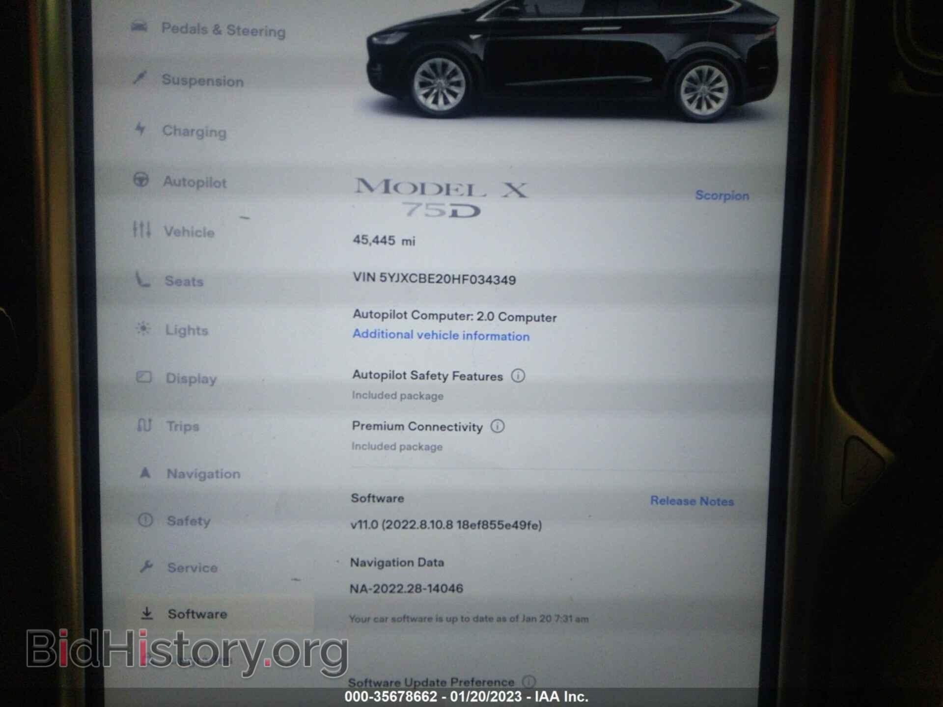 2017 TESLA MODEL X - VIN: 5YJXCBE20HF034349 - Photo 7
