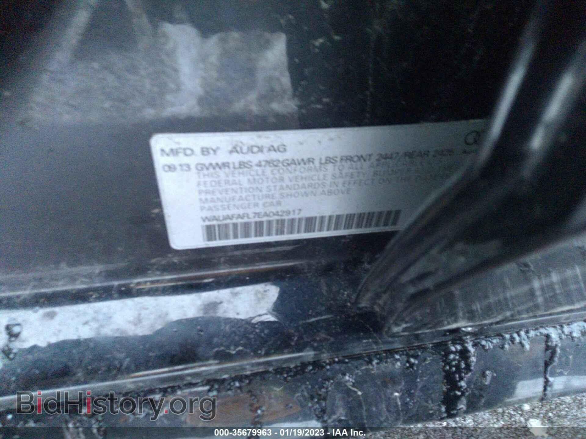 2014 AUDI A4 - VIN: WAUAFAFL7EA042917 - Photo 9