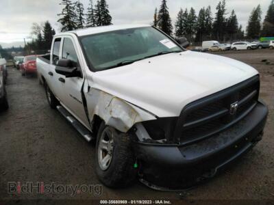 2012 RAM 1500 Tradesman, white — VIN 1C6RD7FP9CS305537, IAAI