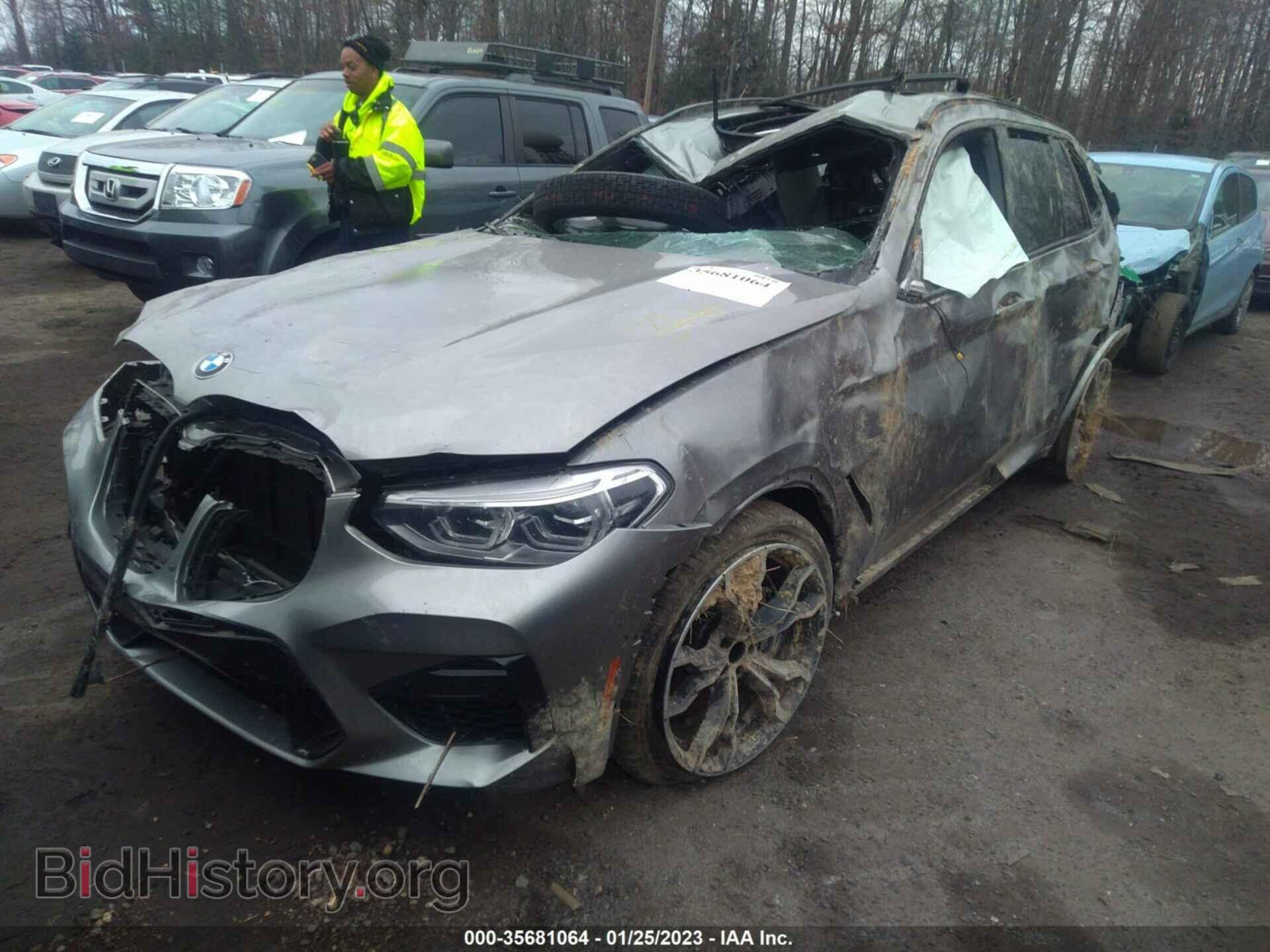 2020 BMW X3 M - VIN: 5YMTS0C05LLT10819 - Фото 2