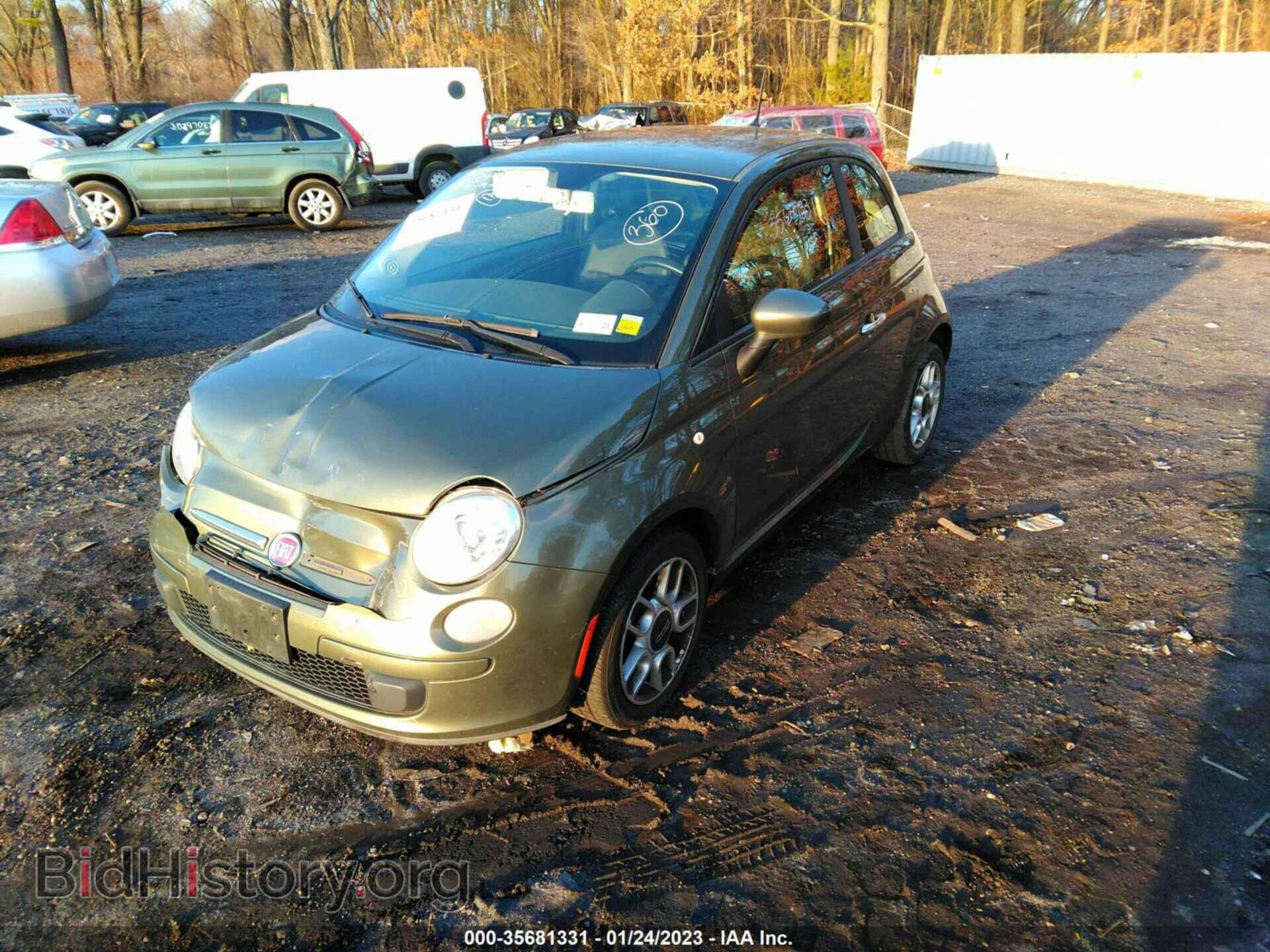 2012 FIAT 500 - VIN: 3C3CFFAR8CT330251 - Photo 2