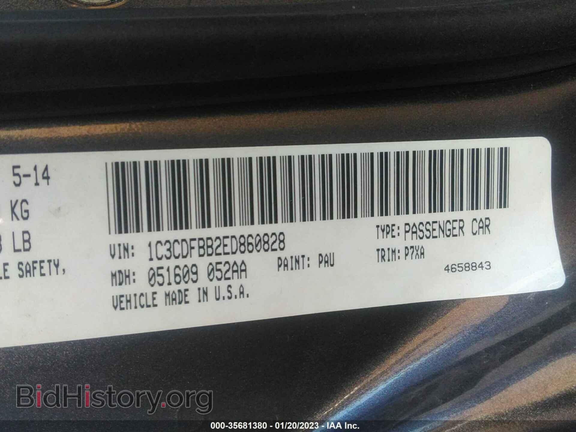 2014 DODGE DART - VIN: 1C3CDFBB2ED860828 - Photo 9