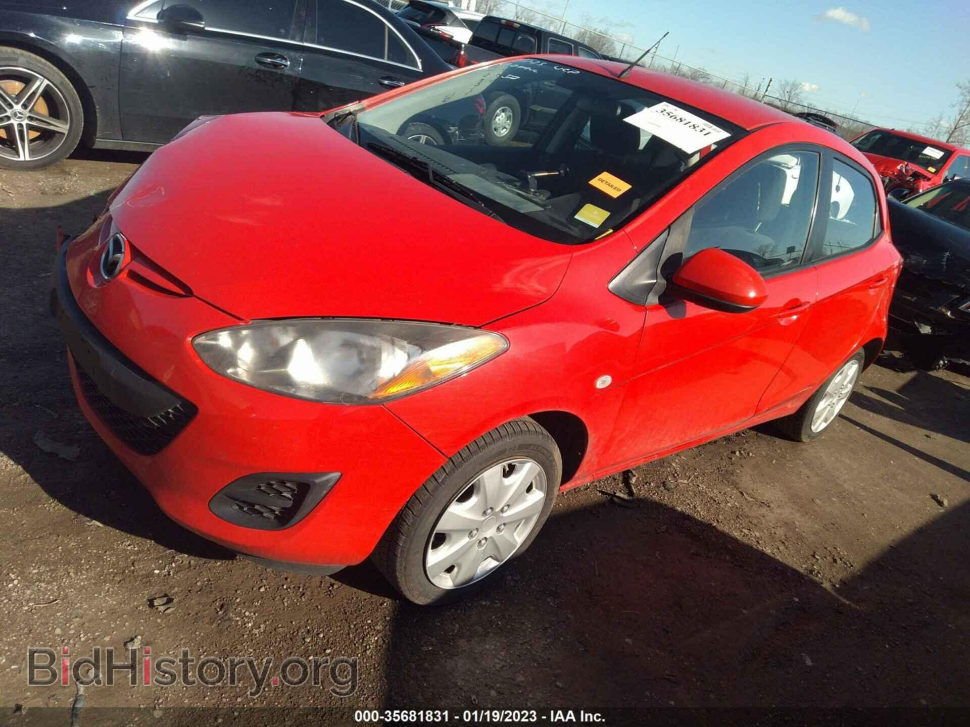 2012 MAZDA MAZDA2 - VIN: JM1DE1KY5C0134471 - Фото 2