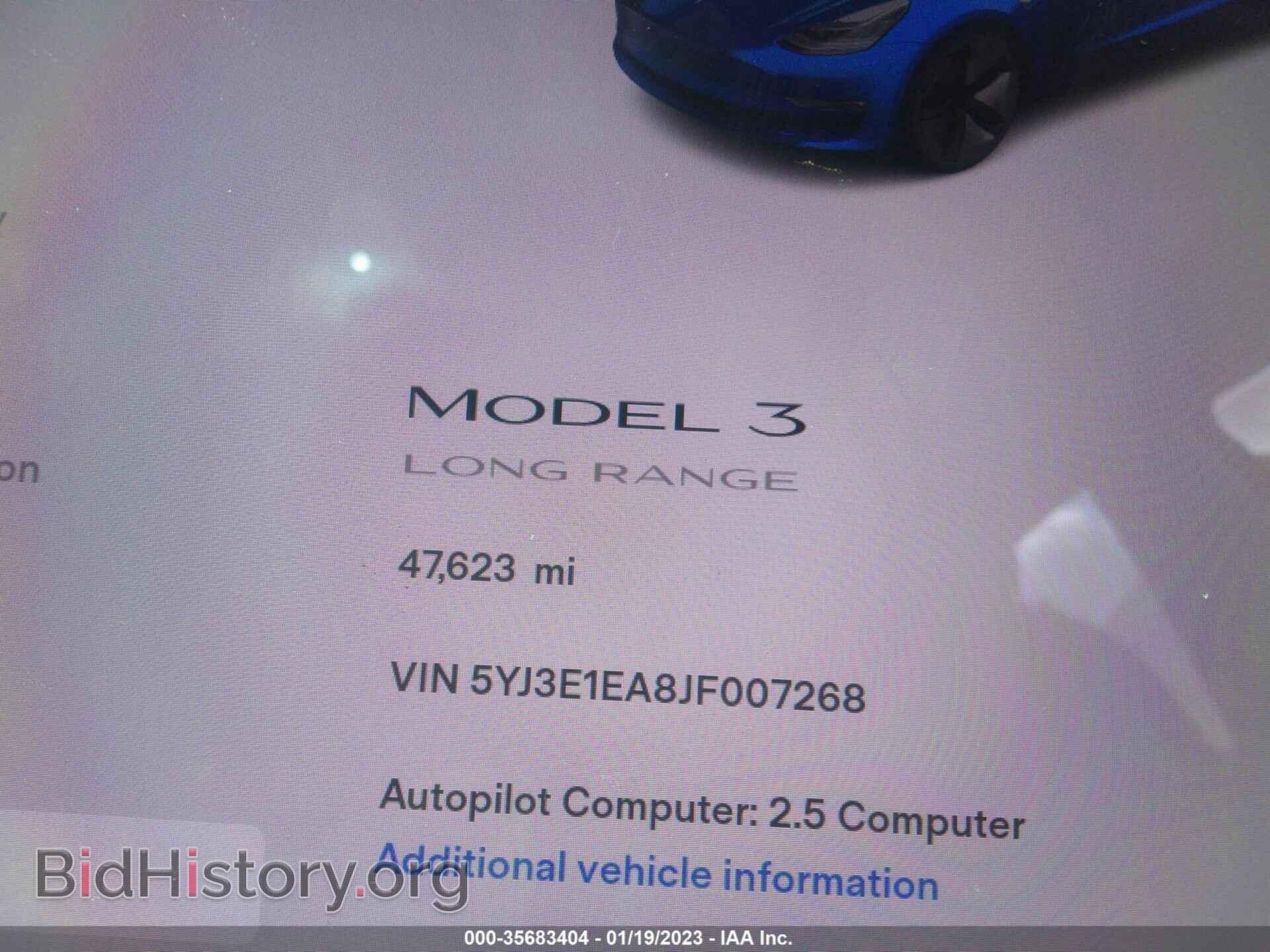 2018 TESLA MODEL 3 - VIN: 5YJ3E1EA8JF007268 - Фото 7