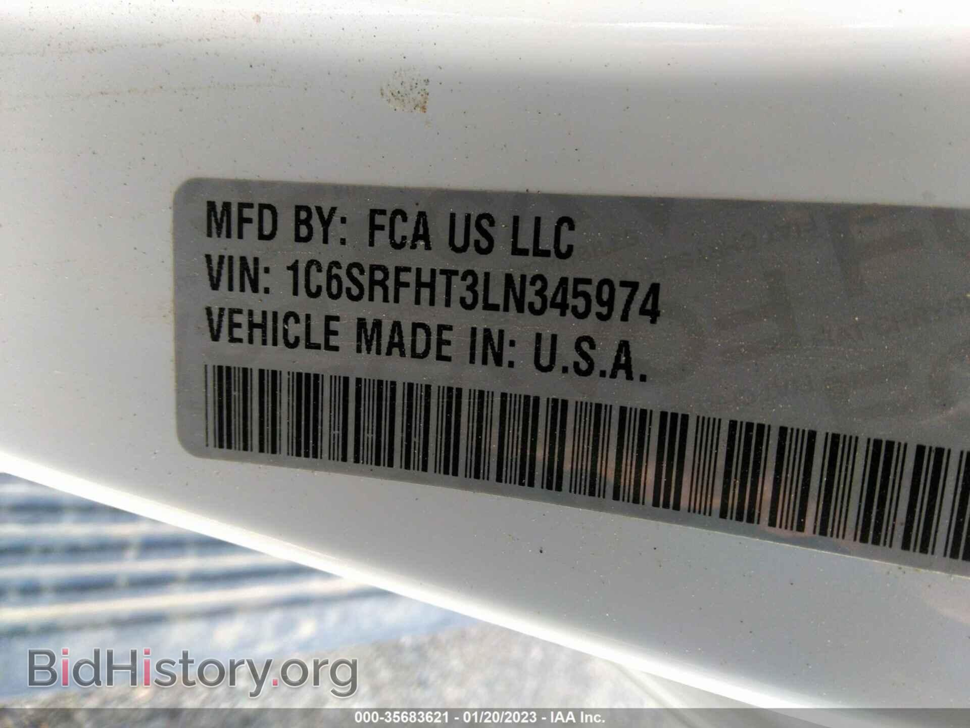 2020 RAM 1500 - VIN: 1C6SRFHT3LN345974 - Фото 9