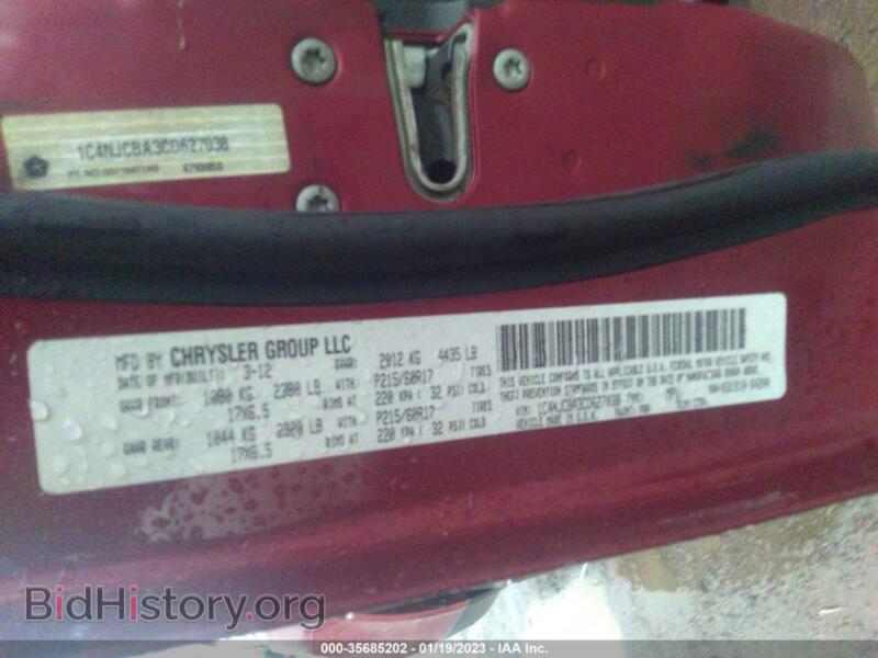 2012 Jeep COMPASS (VIN 1C4NJCBA3CD627038) — photo 9 of 14