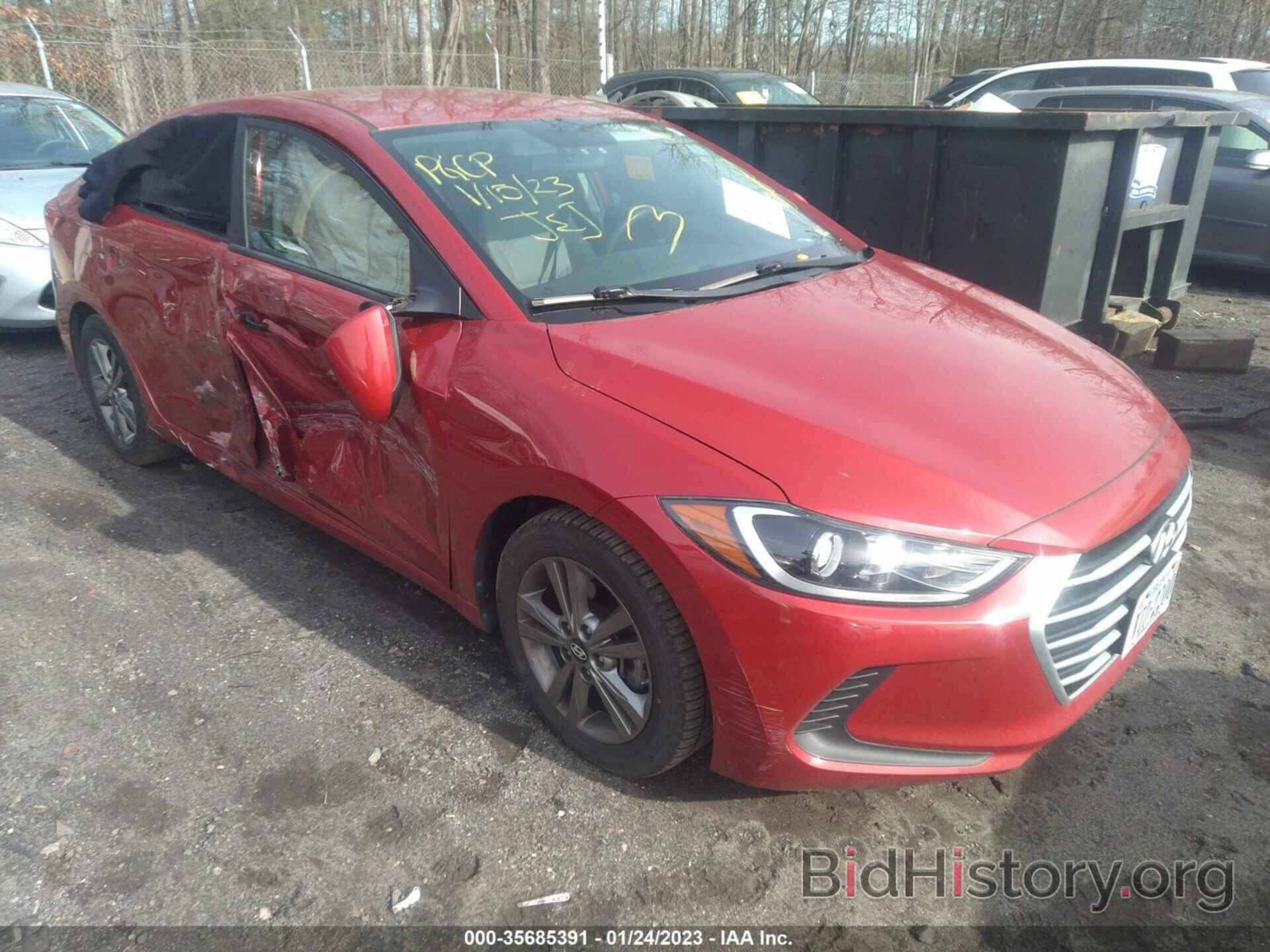 Photo 5NPD84LF7HH001596 - HYUNDAI ELANTRA 2017