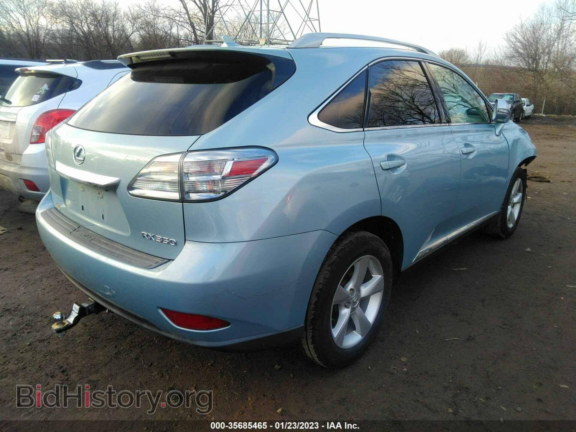 2011 LEXUS RX 350 - VIN: 2T2BK1BA4BC097058 - Фото 4