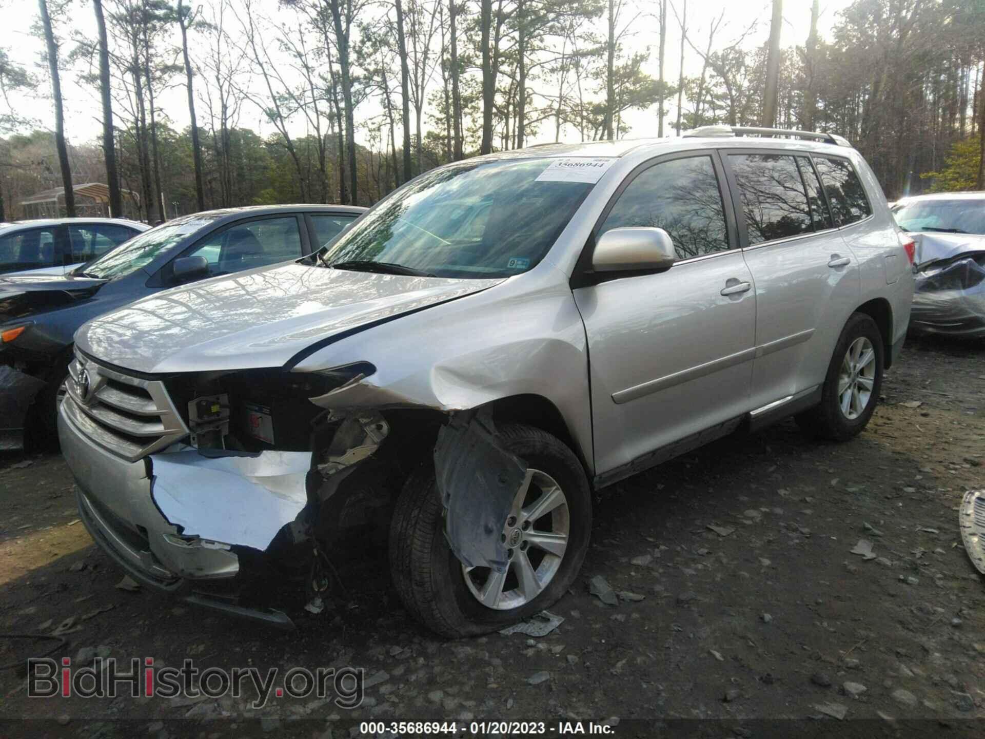 2011 TOYOTA HIGHLANDER - VIN: 5TDZK3EH6BS030413 - Фото 2