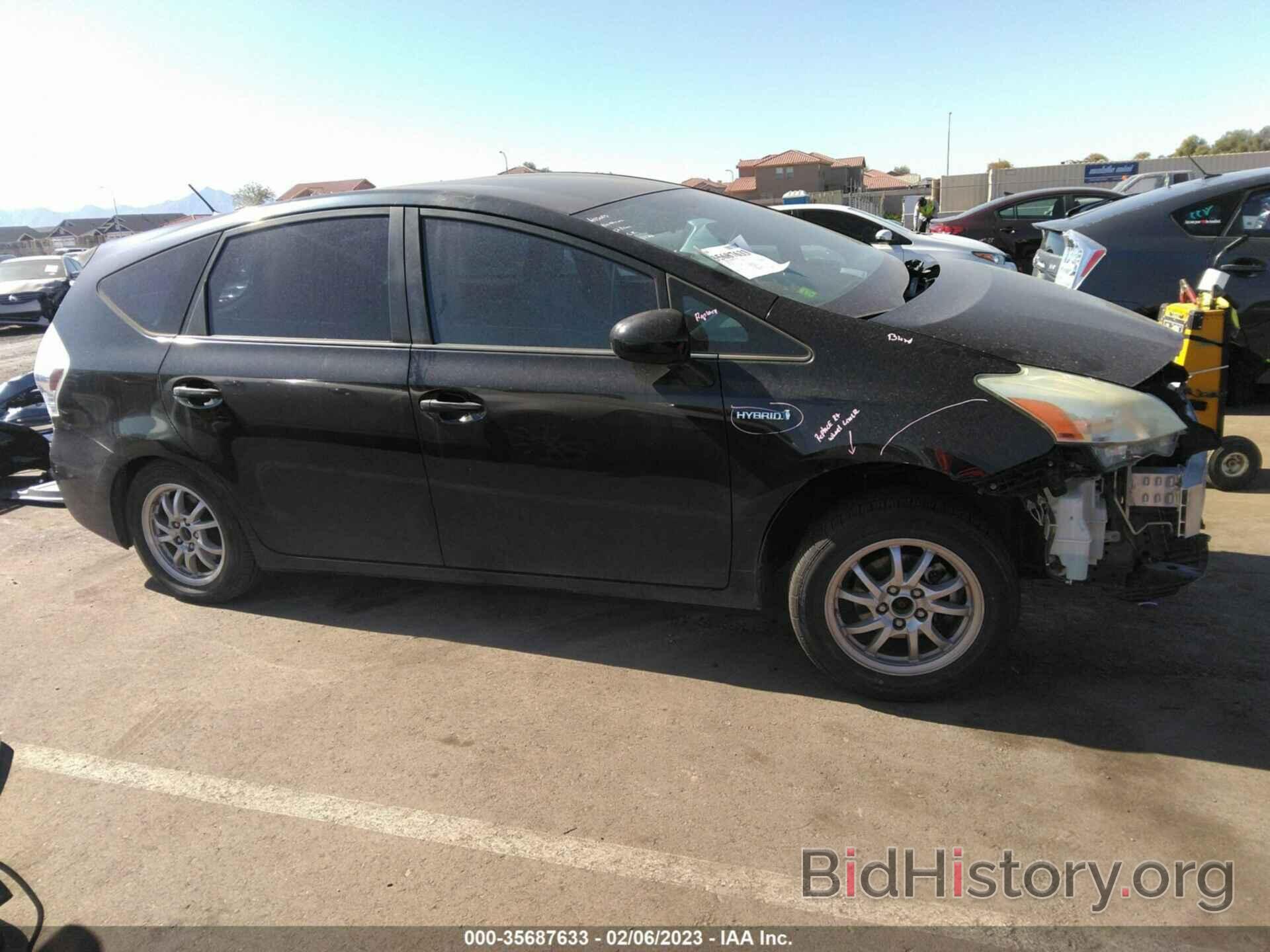 Photo JTDZN3EU4C3053129 - TOYOTA PRIUS V 2012