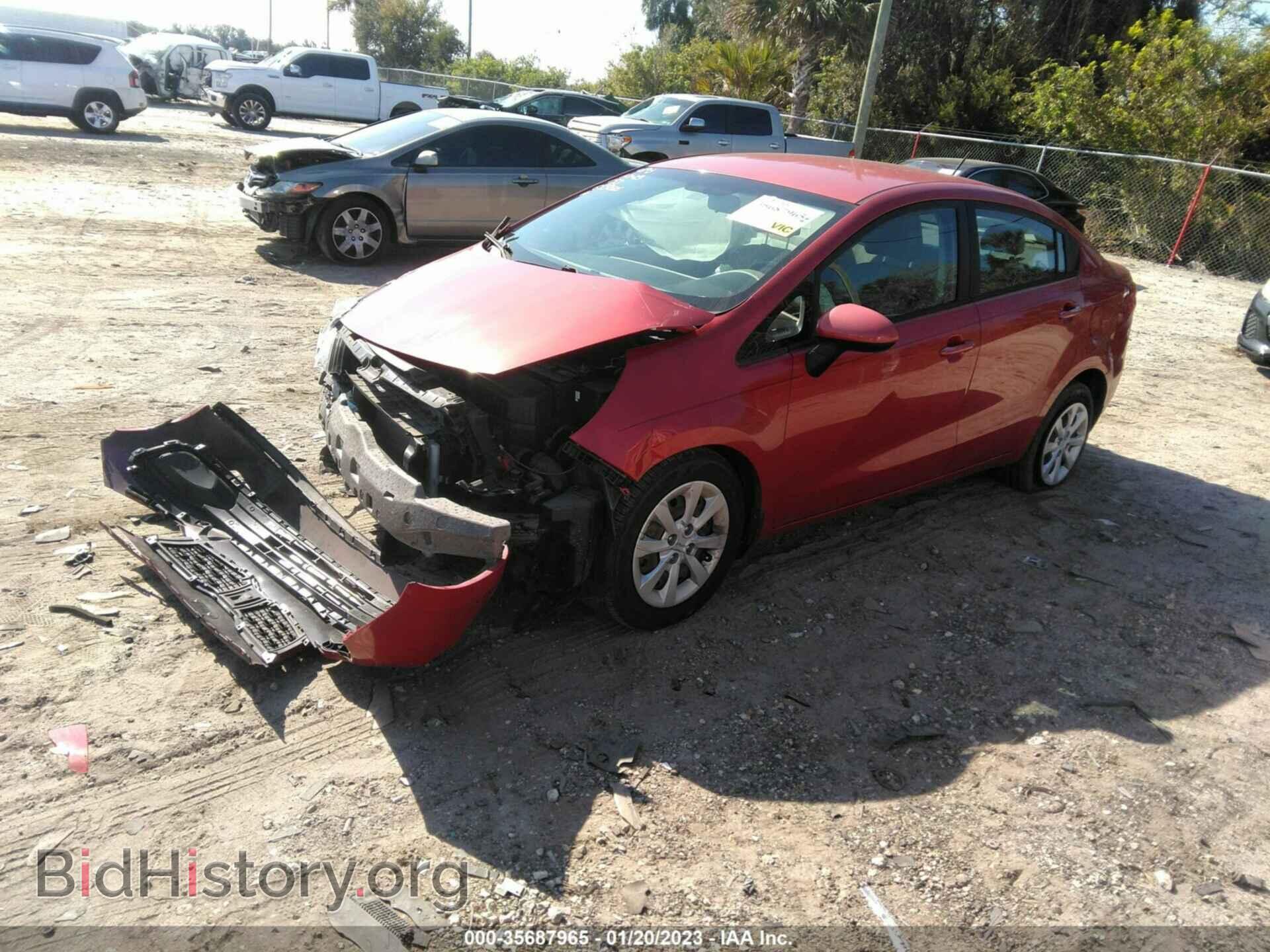 2015 KIA RIO - VIN: KNADM4A31F6453536 - Фото 2
