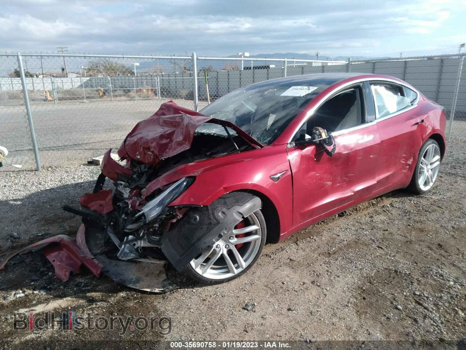 2018 TESLA MODEL 3 - VIN: 5YJ3E1EB8JF075398 - Фото 2