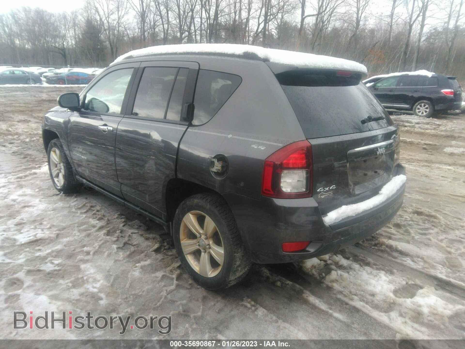 2016 JEEP COMPASS - VIN: 1C4NJDEB1GD631749 - Фото 3
