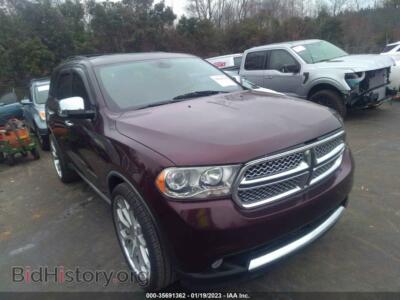2012 Dodge DURANGO Citadel, maroon — VIN 1C4RDJEG7CC181835, IAAI