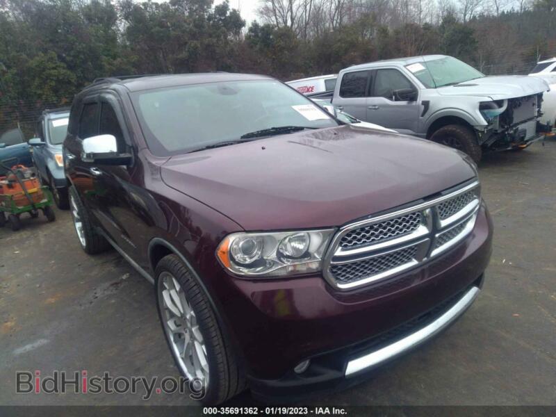 2012 Dodge DURANGO Citadel (VIN 1C4RDJEG7CC181835) — photo 1 of 11, IAAI, damage: front end