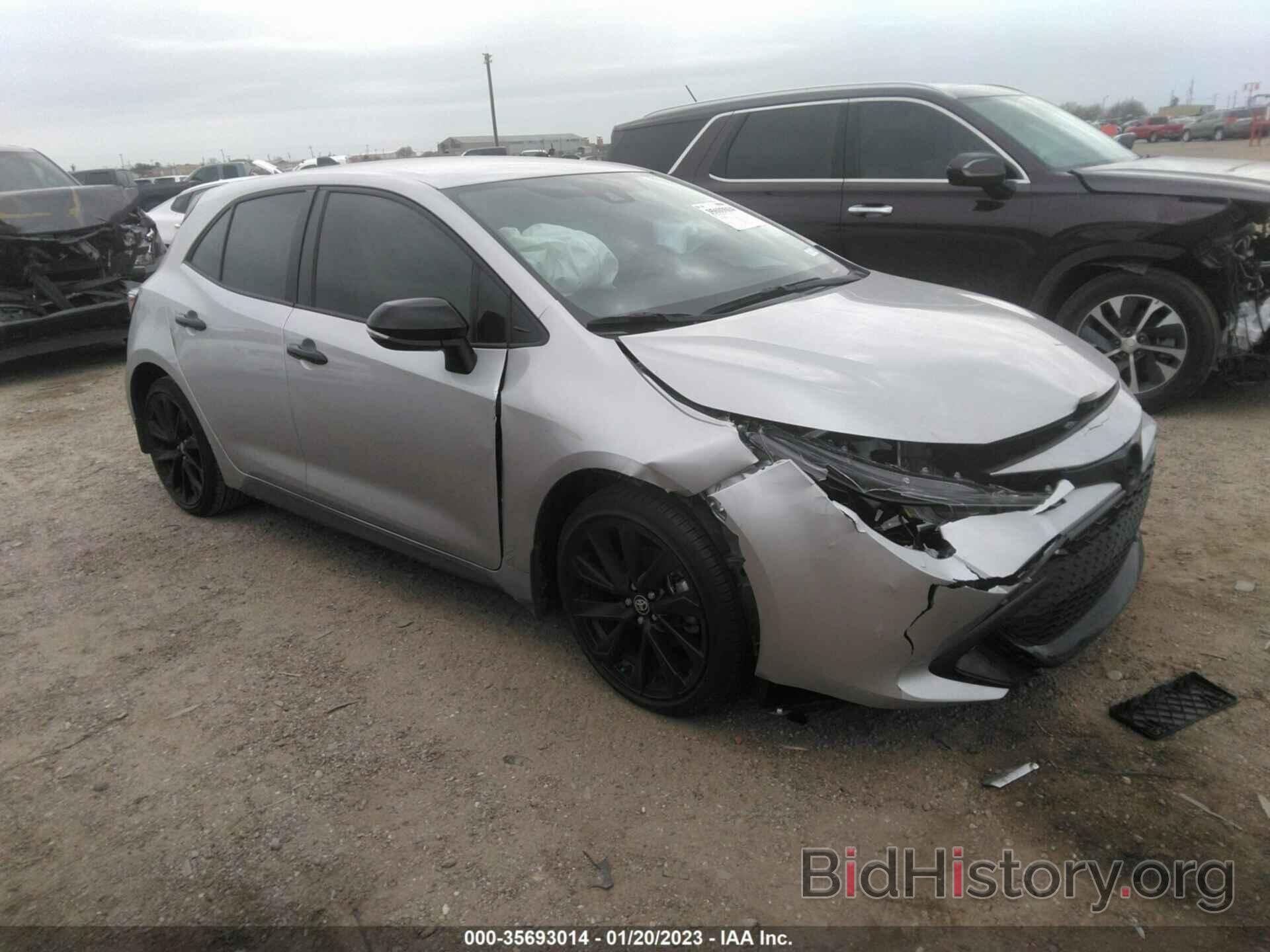 Photo JTND4MBE4N3189789 - TOYOTA COROLLA HATCHBACK 2022