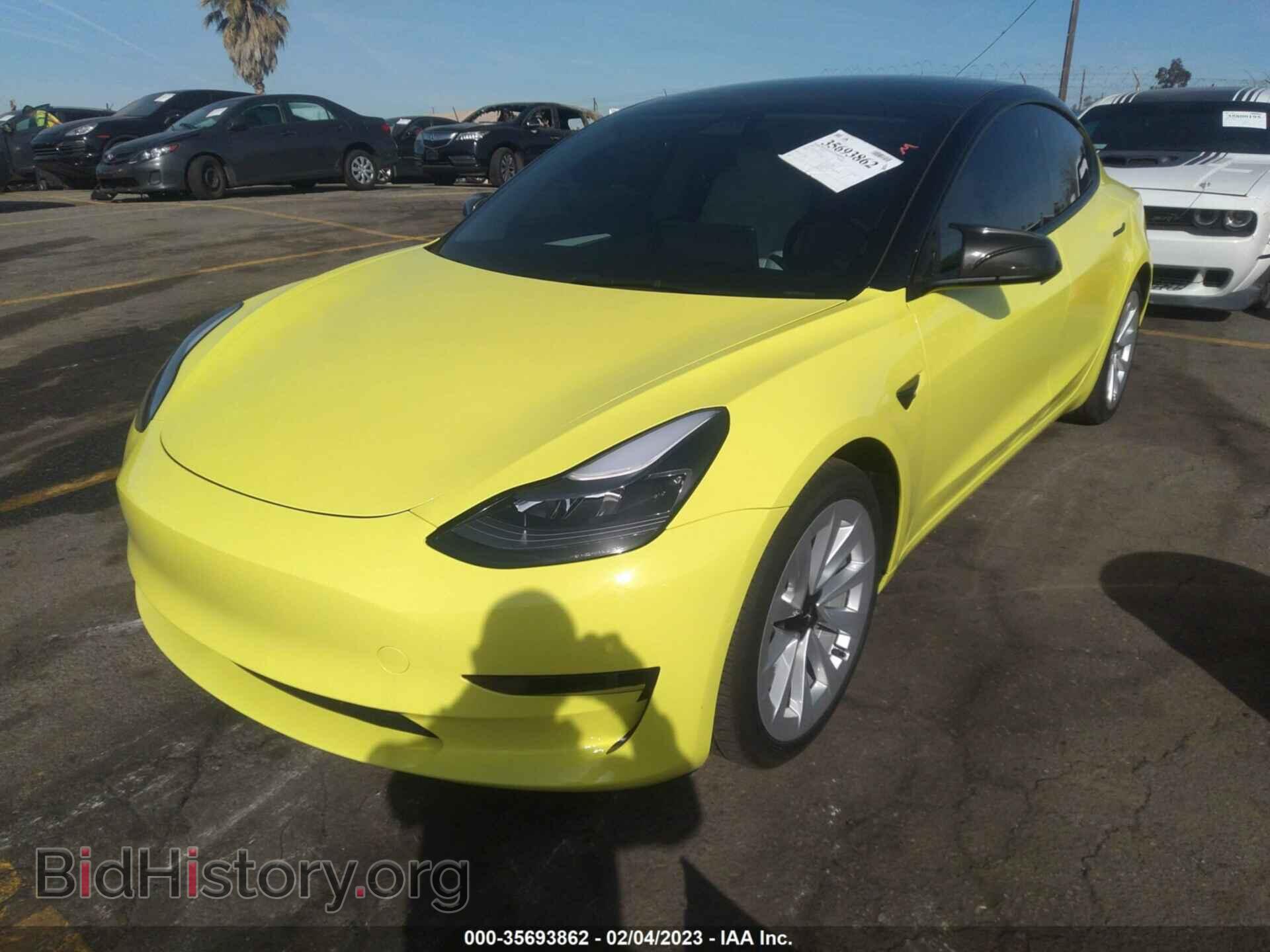 2022 TESLA MODEL 3 - VIN: 5YJ3E1EA1NF135731 - Photo 2
