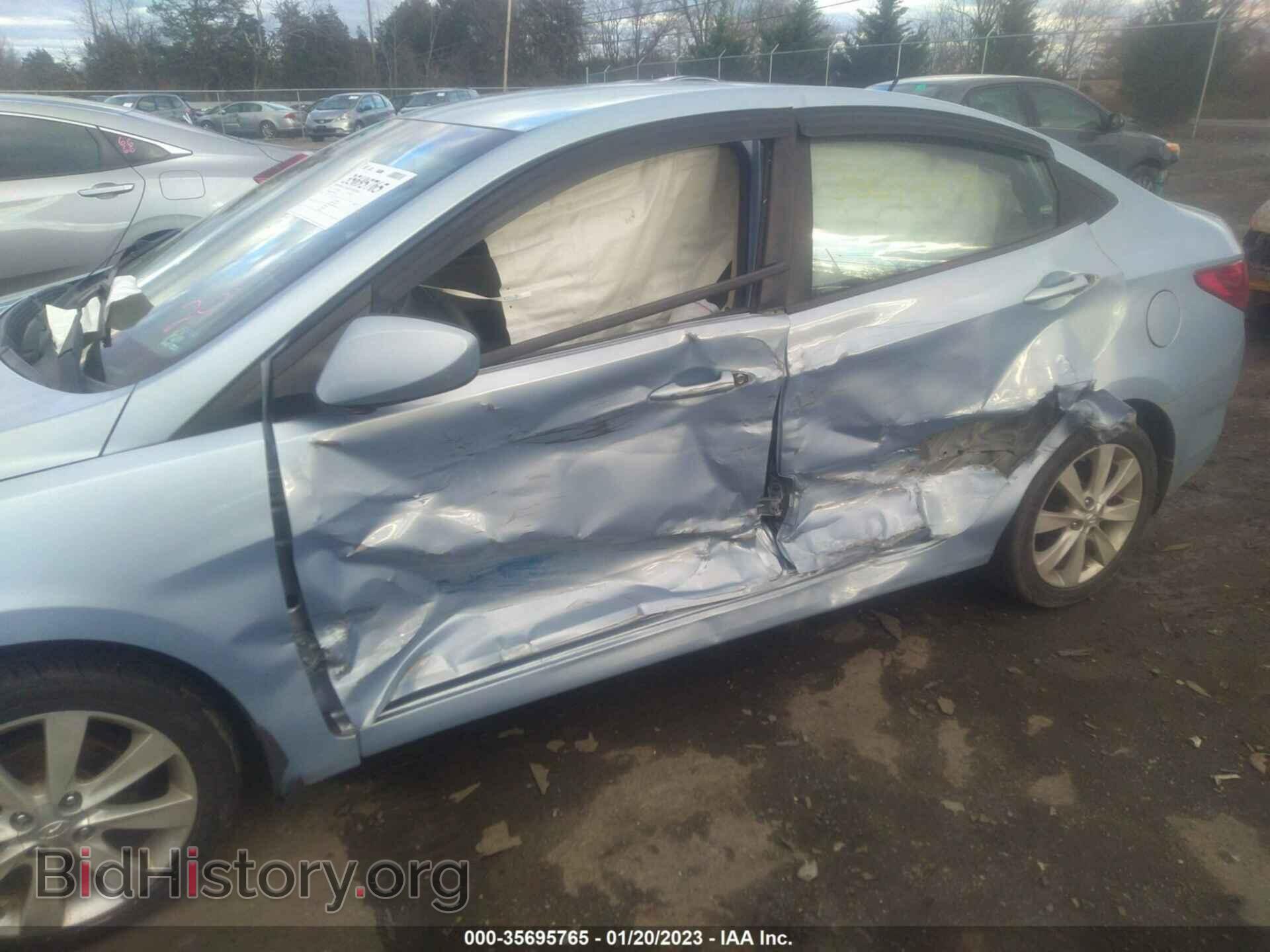 2012 HYUNDAI ACCENT - VIN: KMHCU4AE3CU164726 - Фото 6