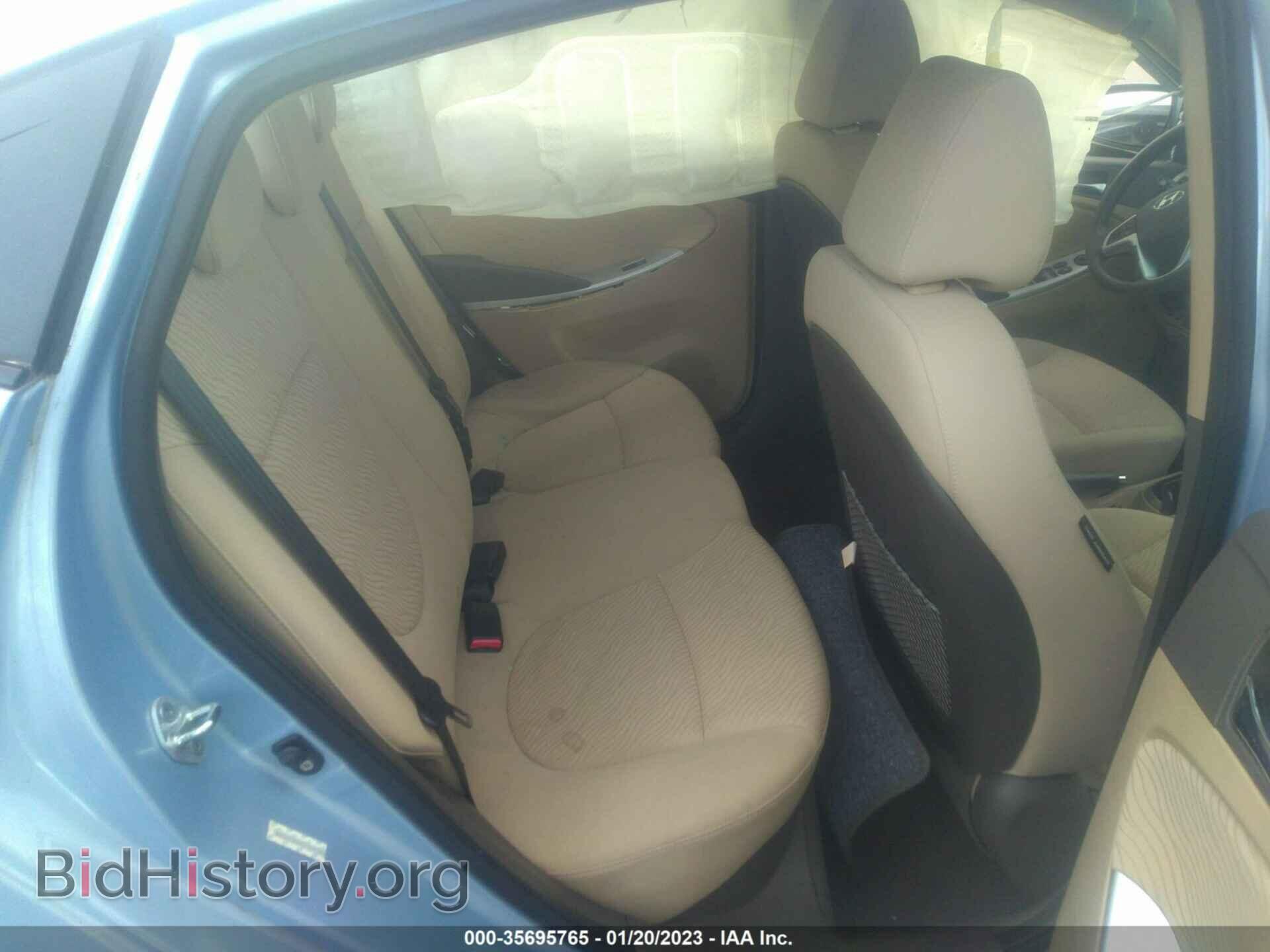 2012 HYUNDAI ACCENT - VIN: KMHCU4AE3CU164726 - Фото 8