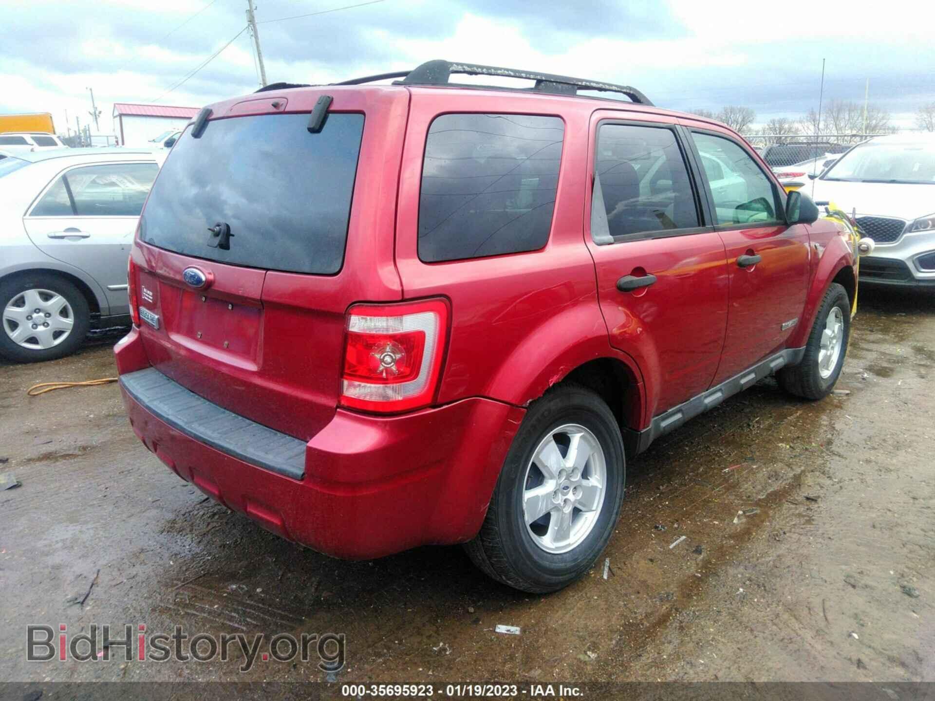 2008 FORD ESCAPE - VIN: 1FMCU03138KB40948 - Фото 4