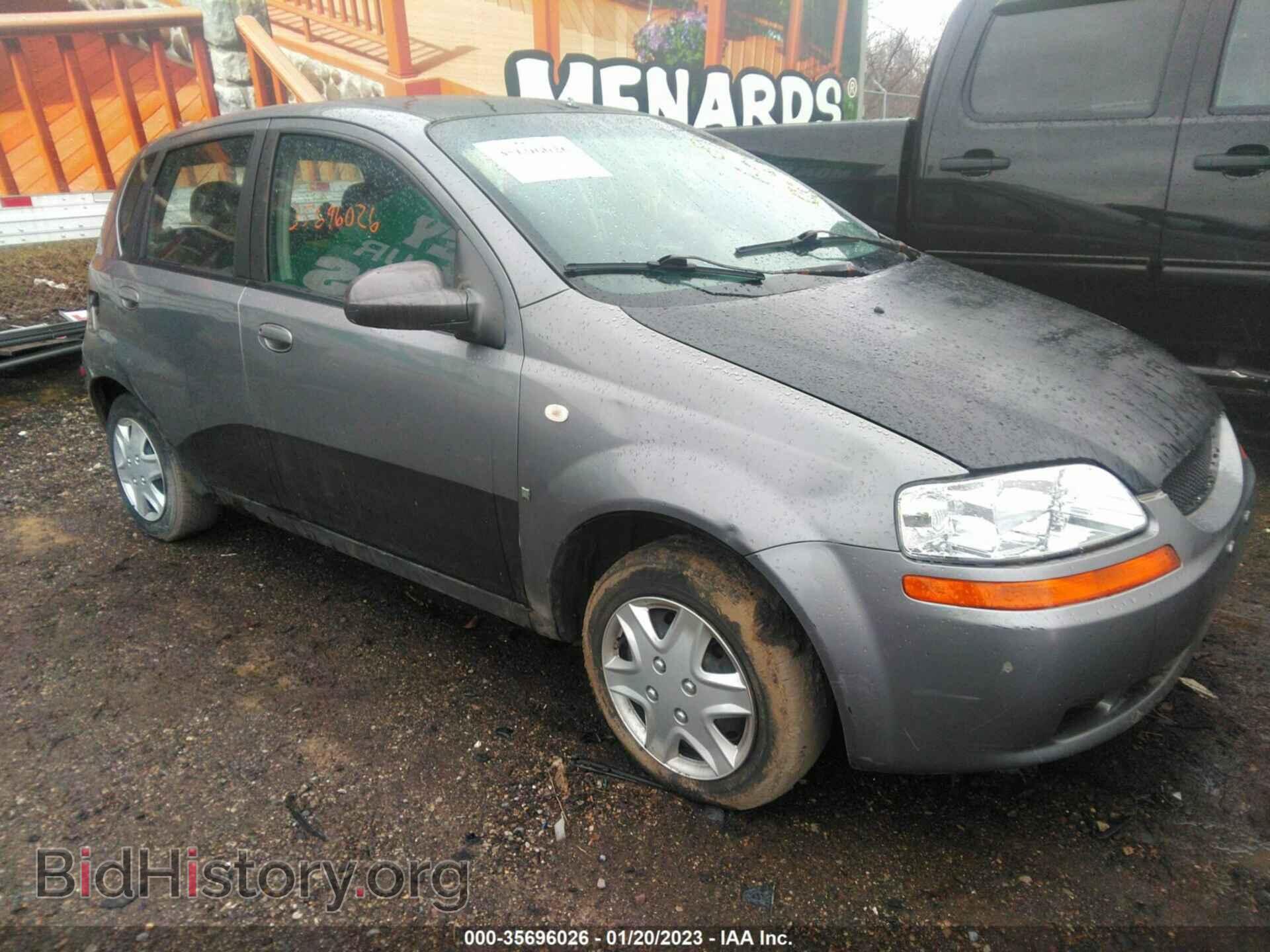 Фотография KL1TD66667B692044 - CHEVROLET AVEO 2007