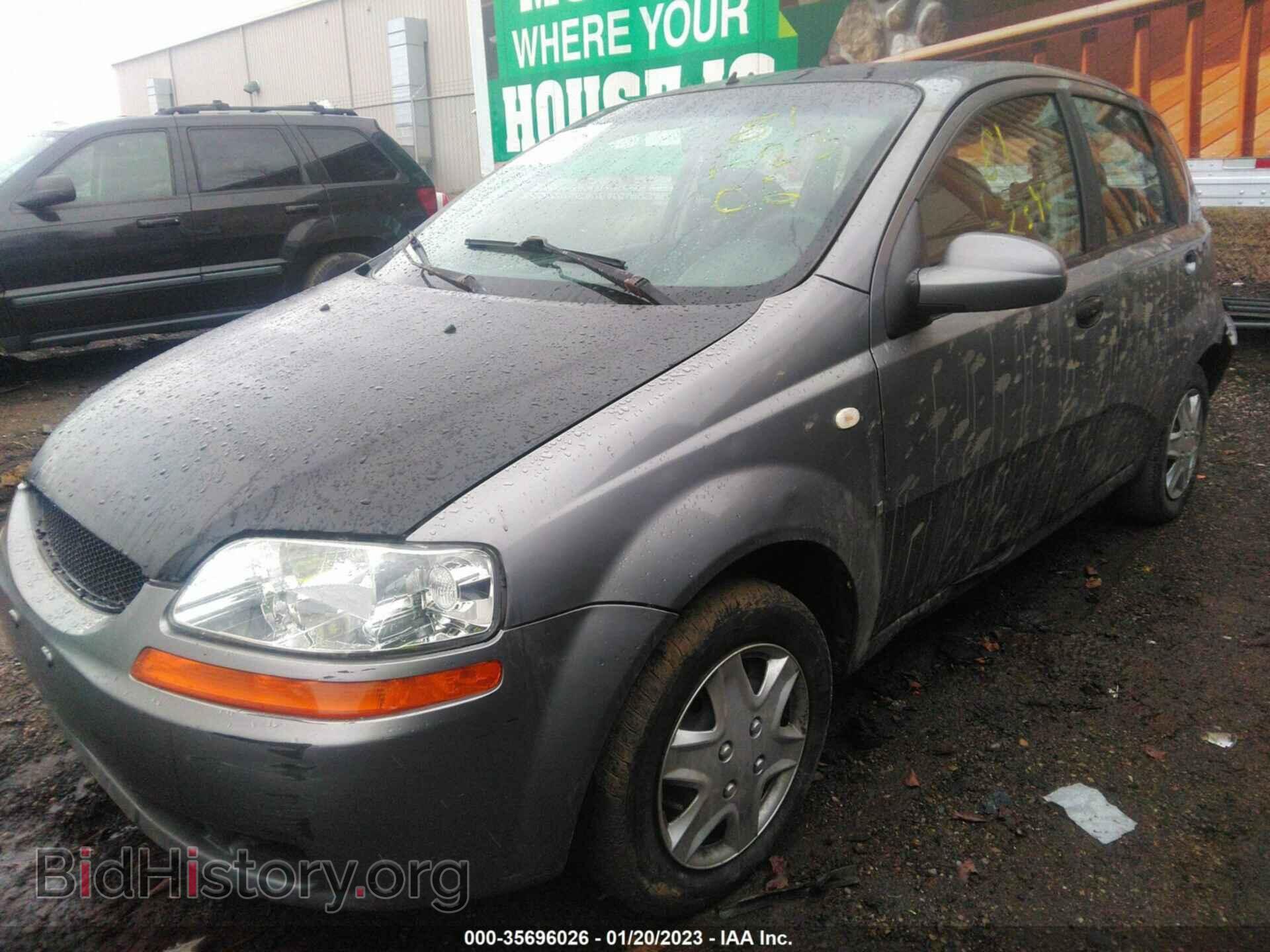 2007 CHEVROLET AVEO - VIN: KL1TD66667B692044 - Фото 2