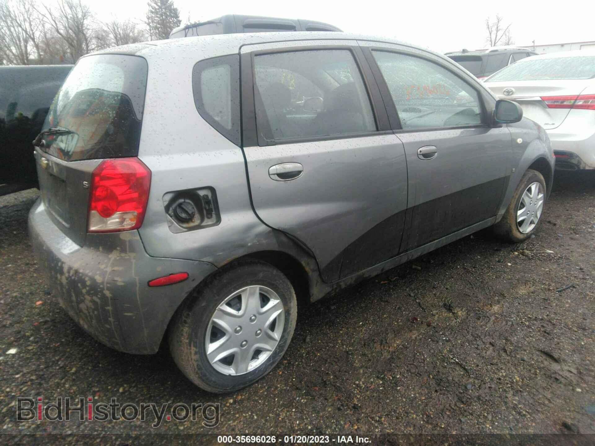 2007 CHEVROLET AVEO - VIN: KL1TD66667B692044 - Фото 4