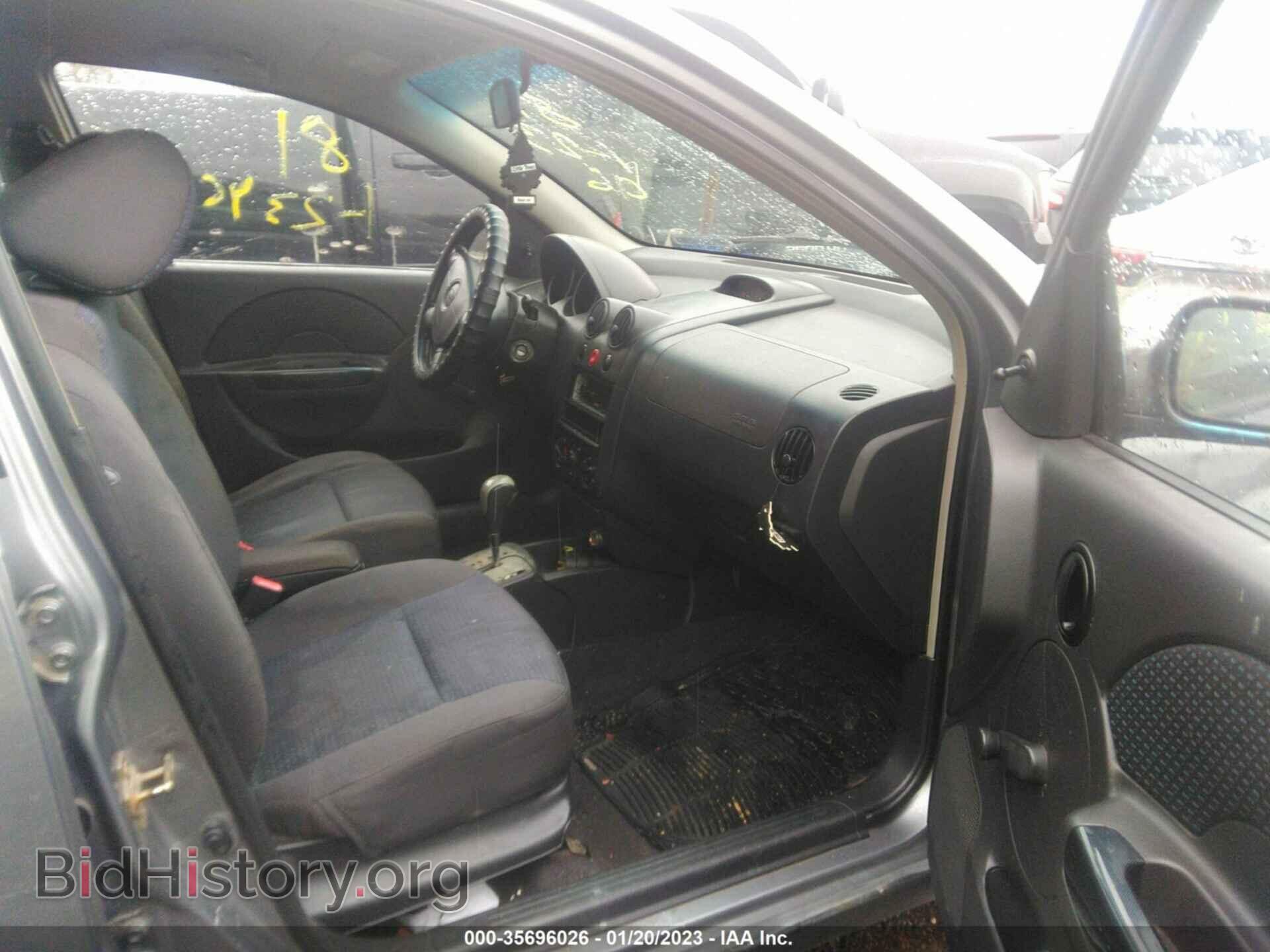 2007 CHEVROLET AVEO - VIN: KL1TD66667B692044 - Фото 5