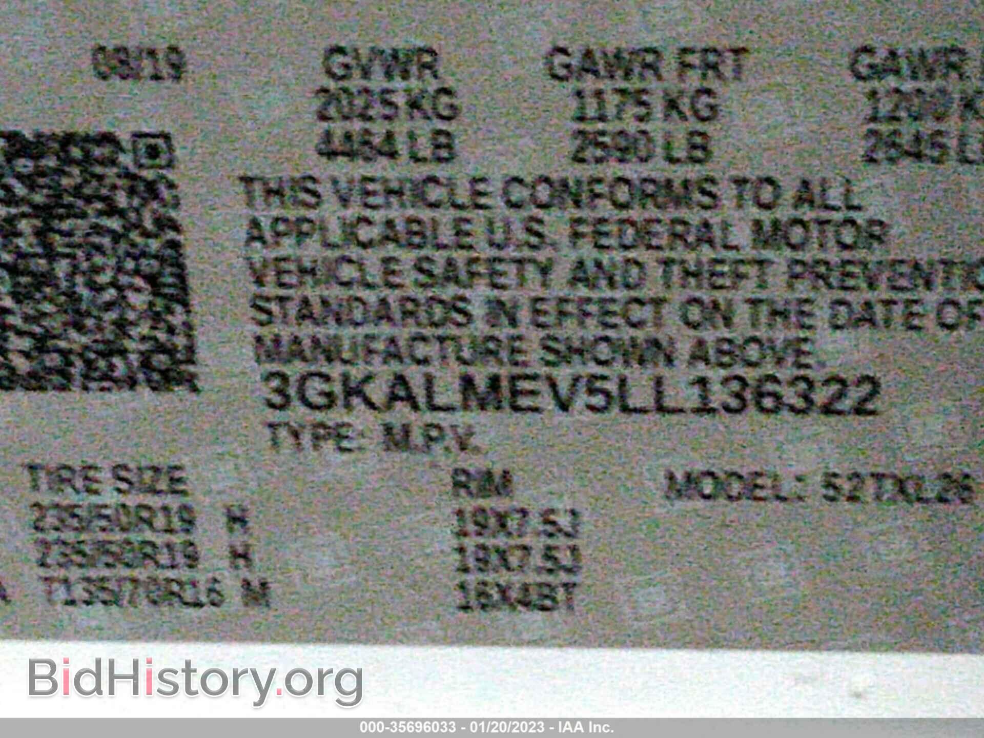 2020 GMC TERRAIN - VIN: 3GKALMEV5LL136322 - Фото 9