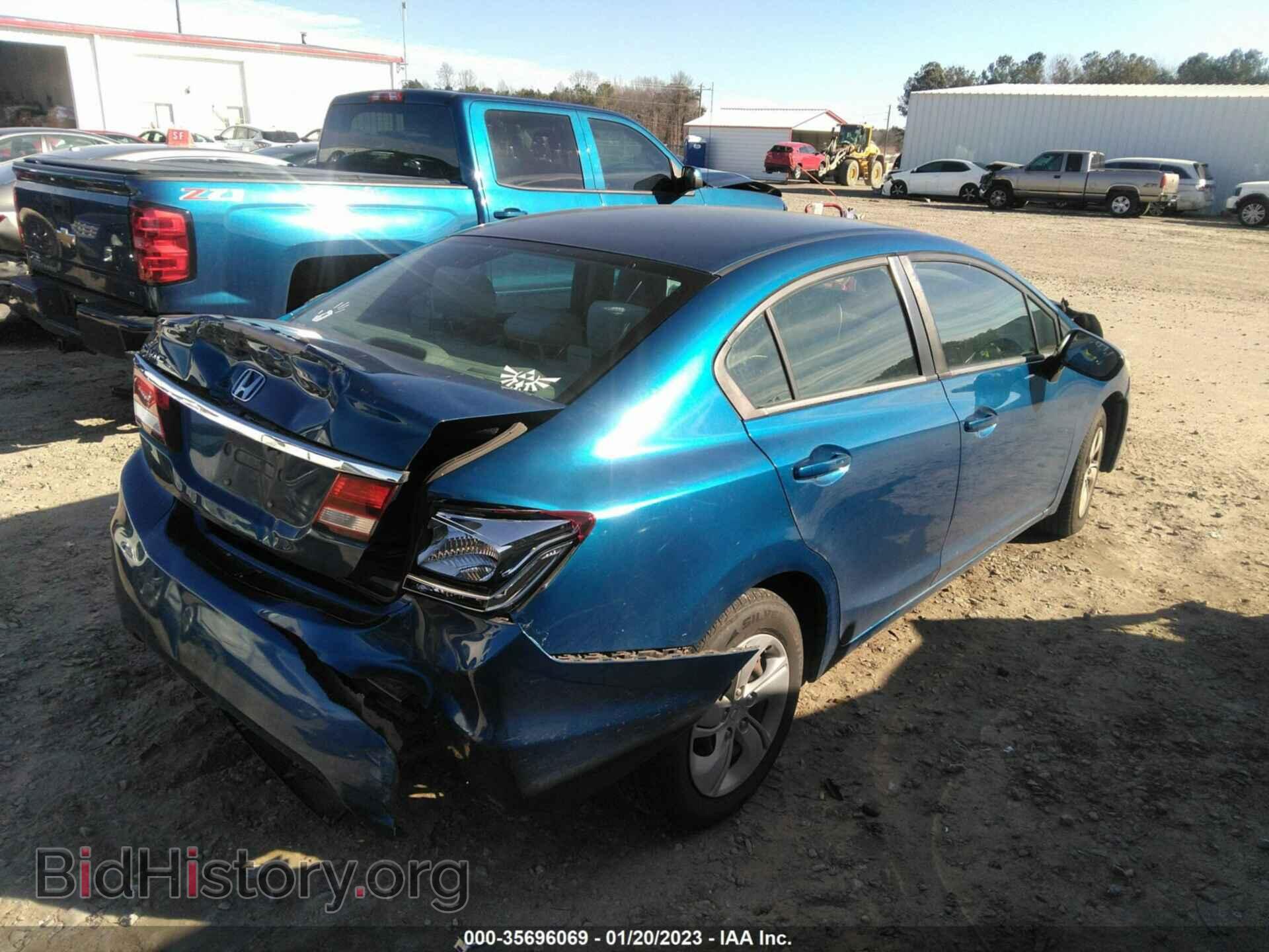 2014 HONDA CIVIC SEDAN - VIN: 19XFB2F59EE225325 - Фото 4