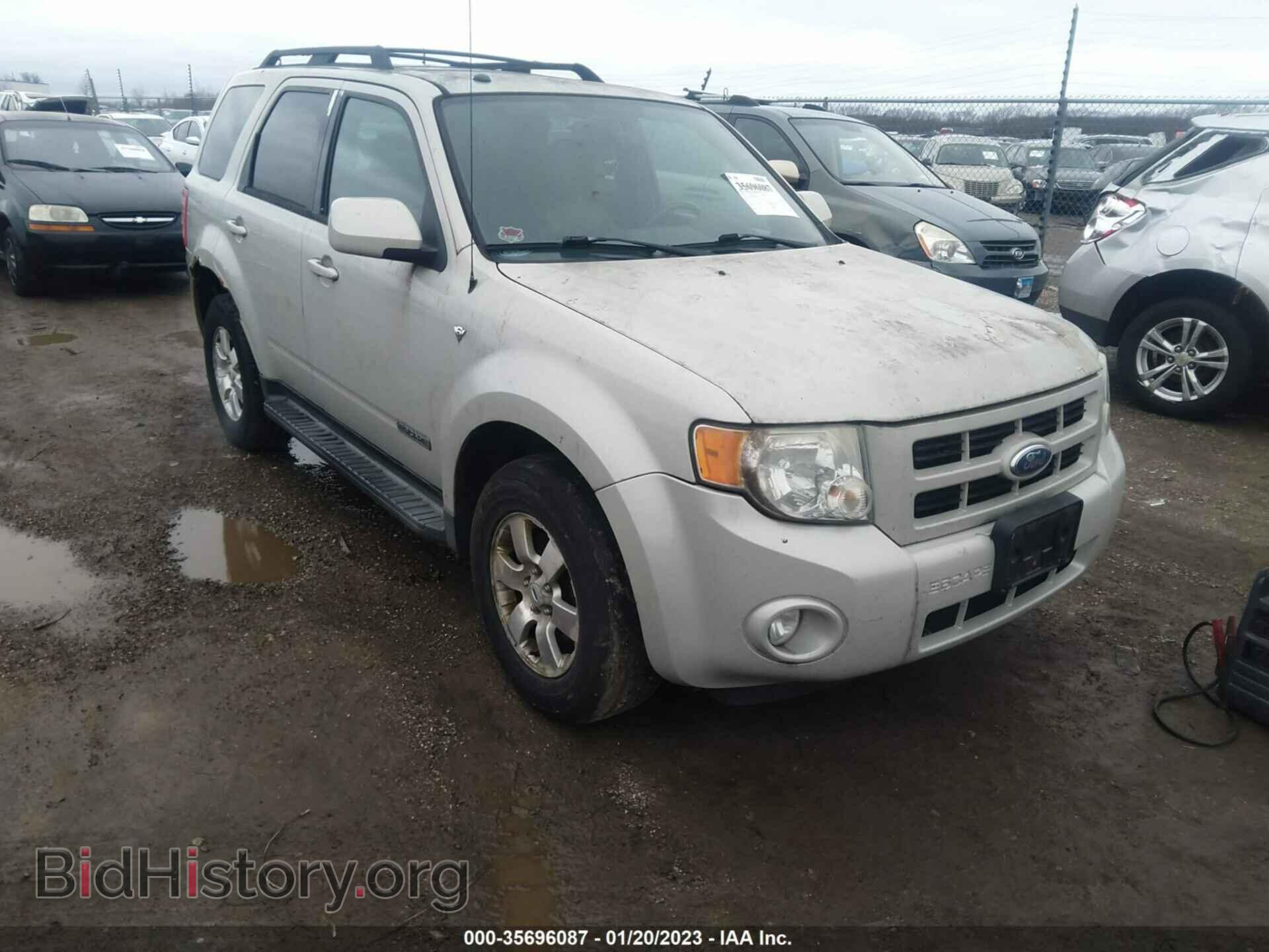 Photo 1FMCU04198KA05827 - FORD ESCAPE 2008