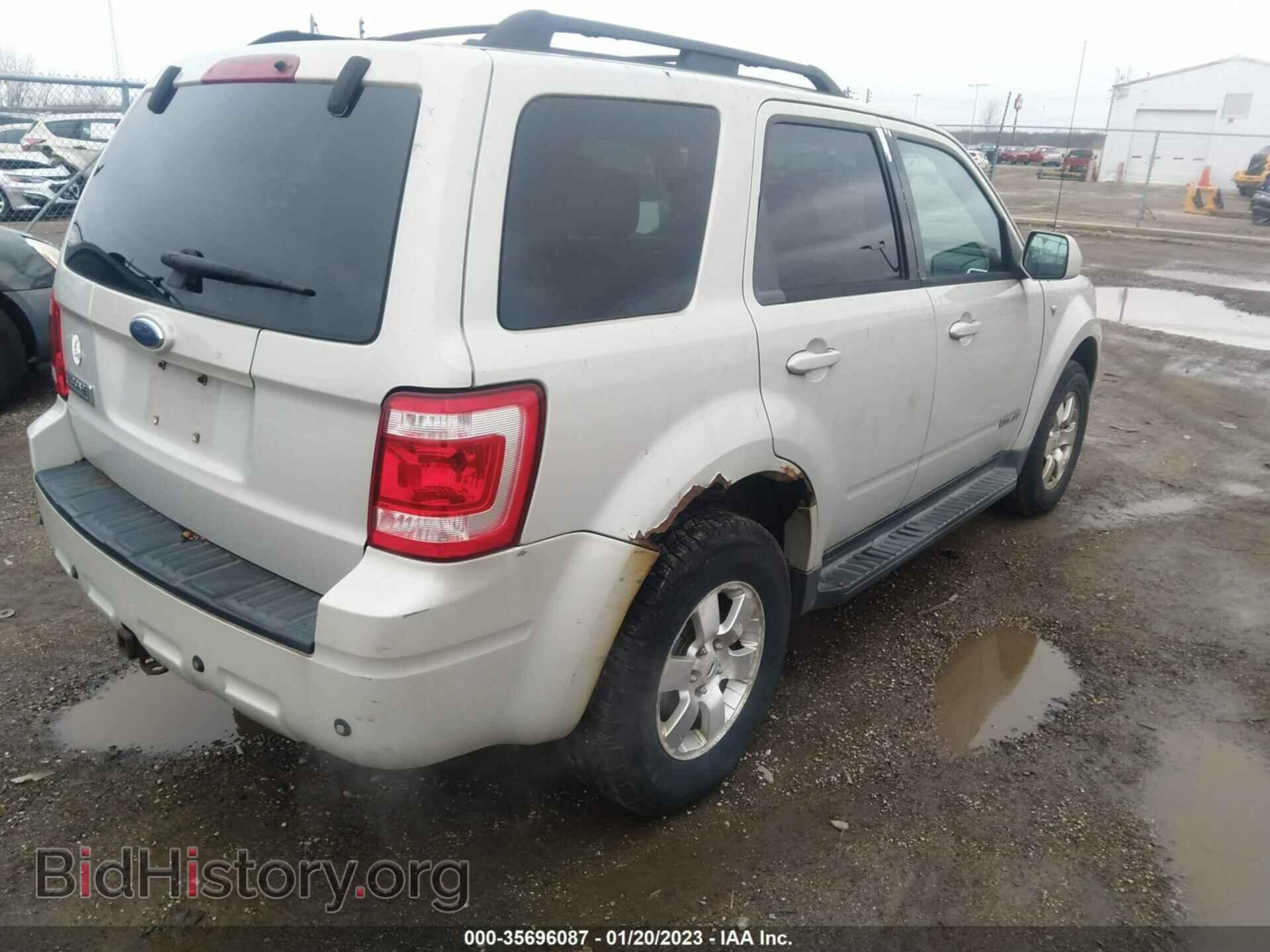2008 FORD ESCAPE - VIN: 1FMCU04198KA05827 - Фото 4