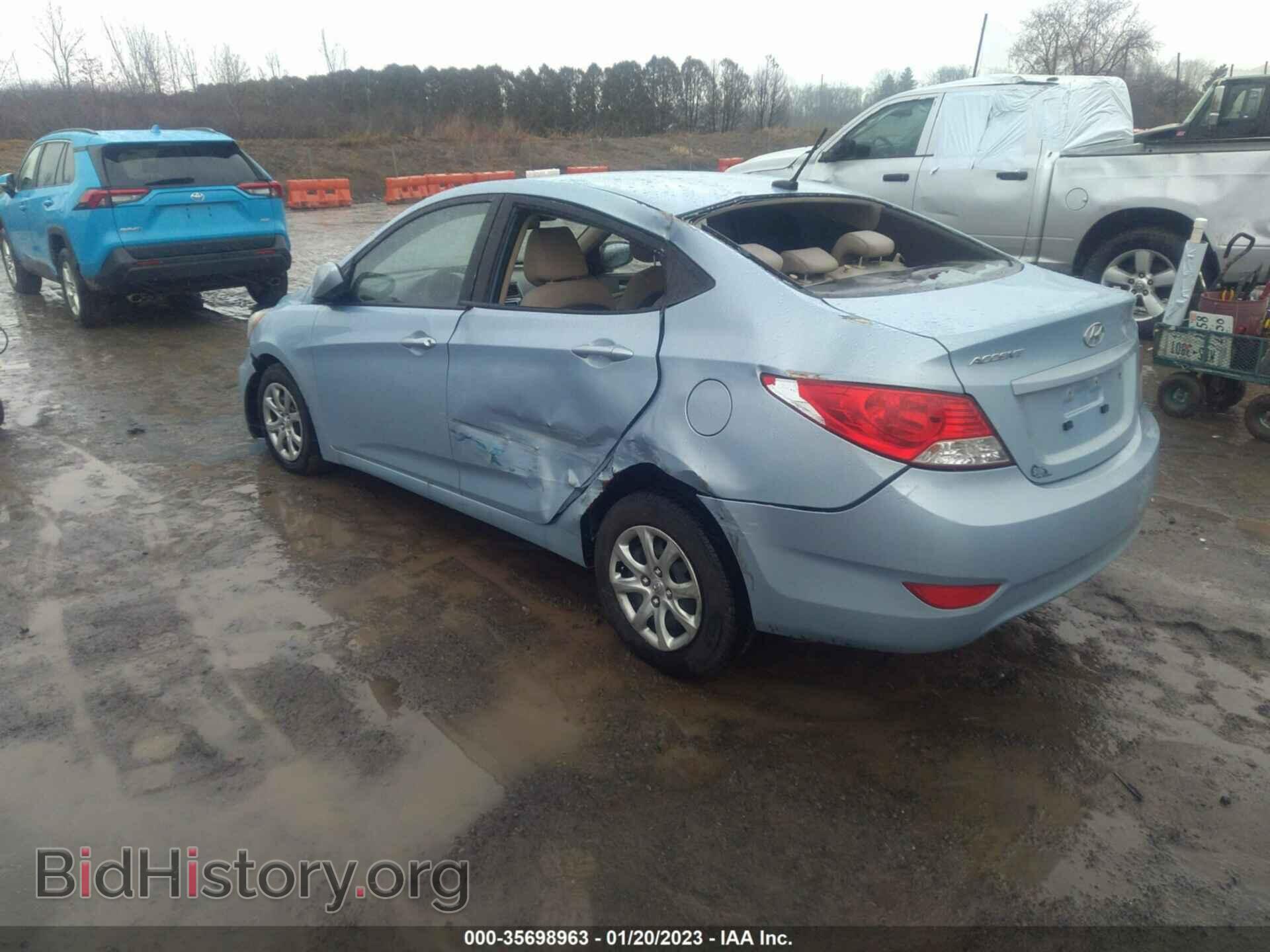 2013 HYUNDAI ACCENT - VIN: KMHCT4AE5DU514782 - Фото 3