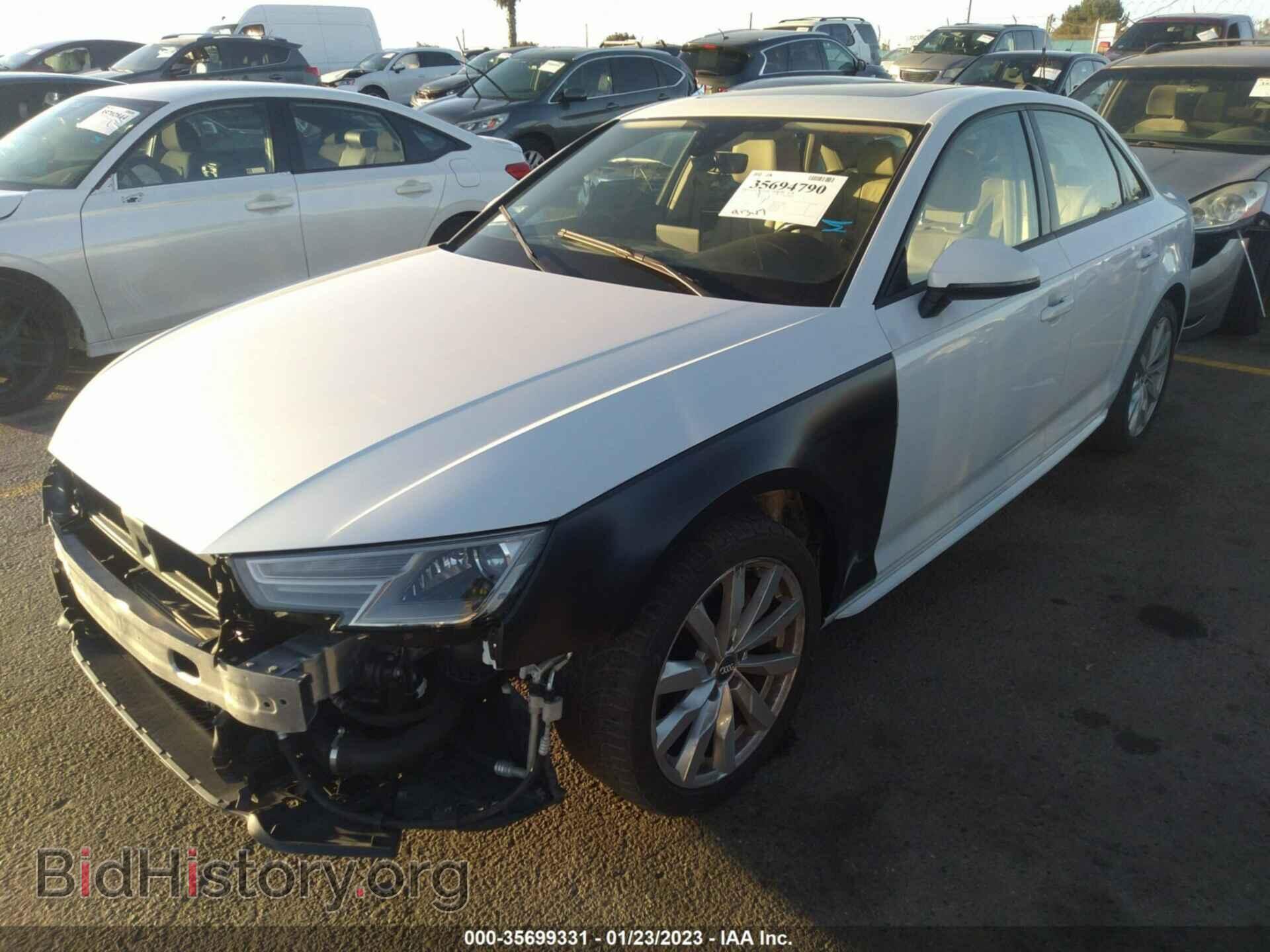 2018 AUDI A4 - VIN: WAUKMAF43JA017493 - Photo 2