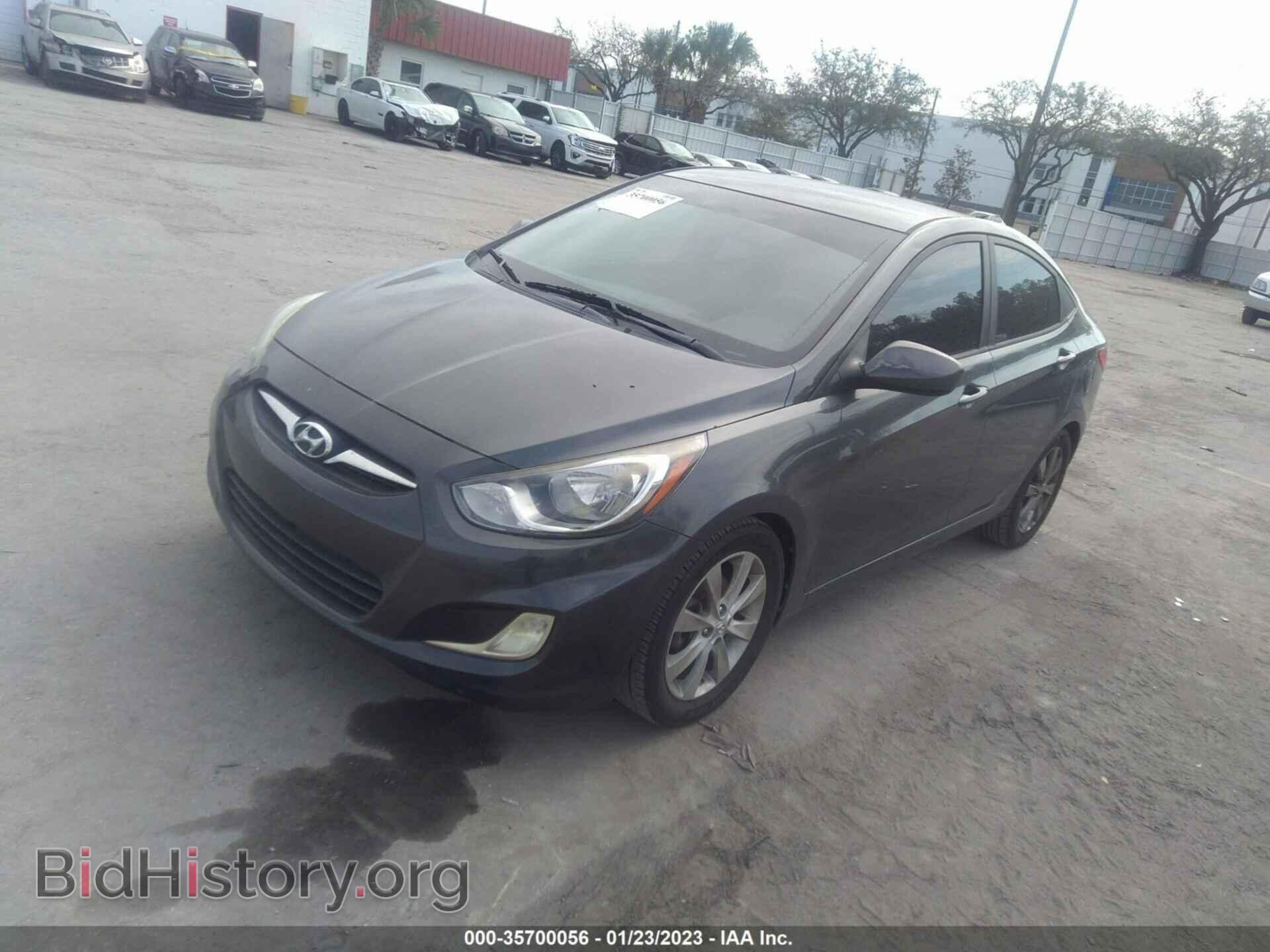 2012 HYUNDAI ACCENT - VIN: KMHCU4AE7CU035744 - Фото 2