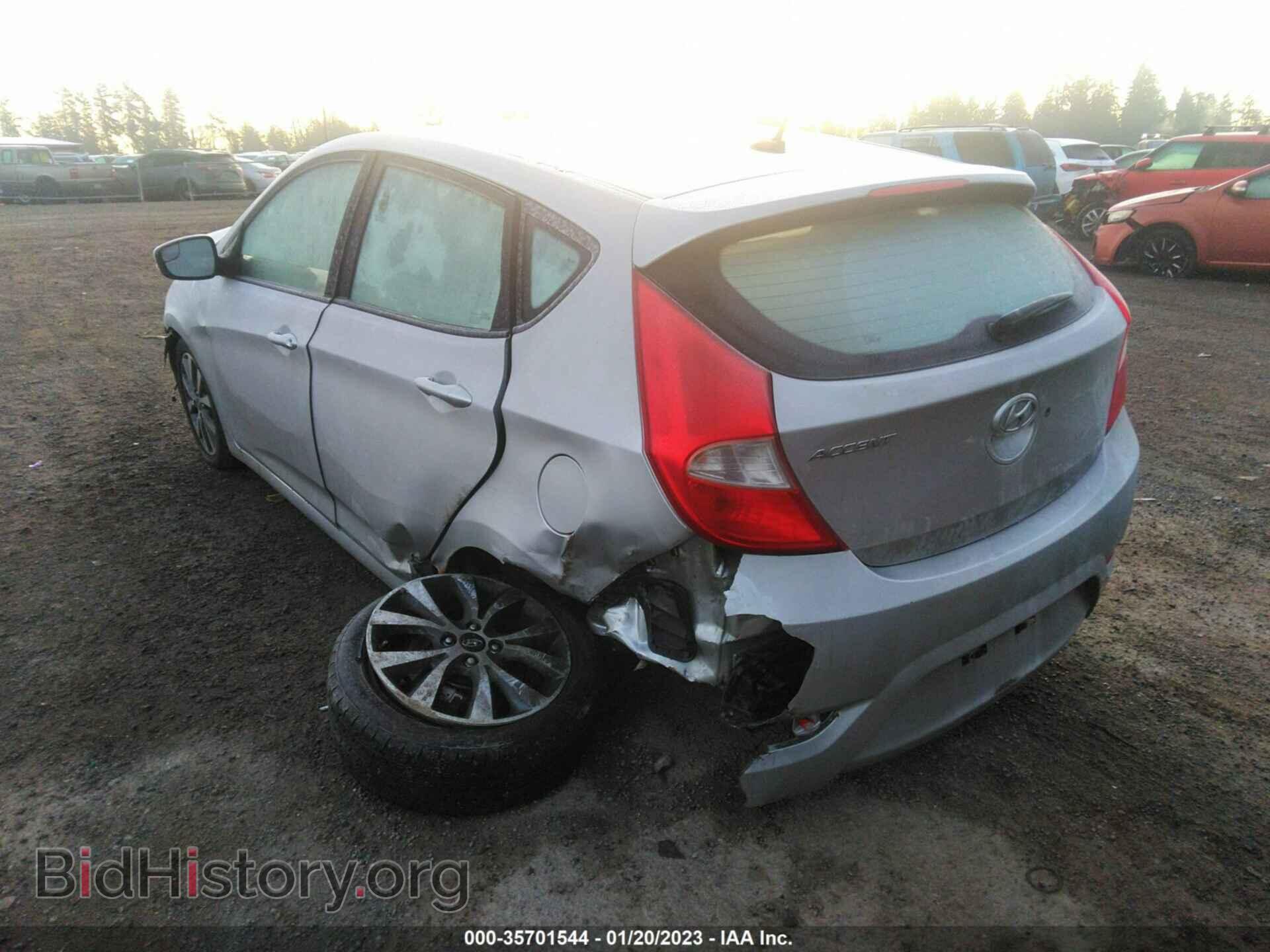 2015 HYUNDAI ACCENT - VIN: KMHCU5AE2FU231035 - Фото 3