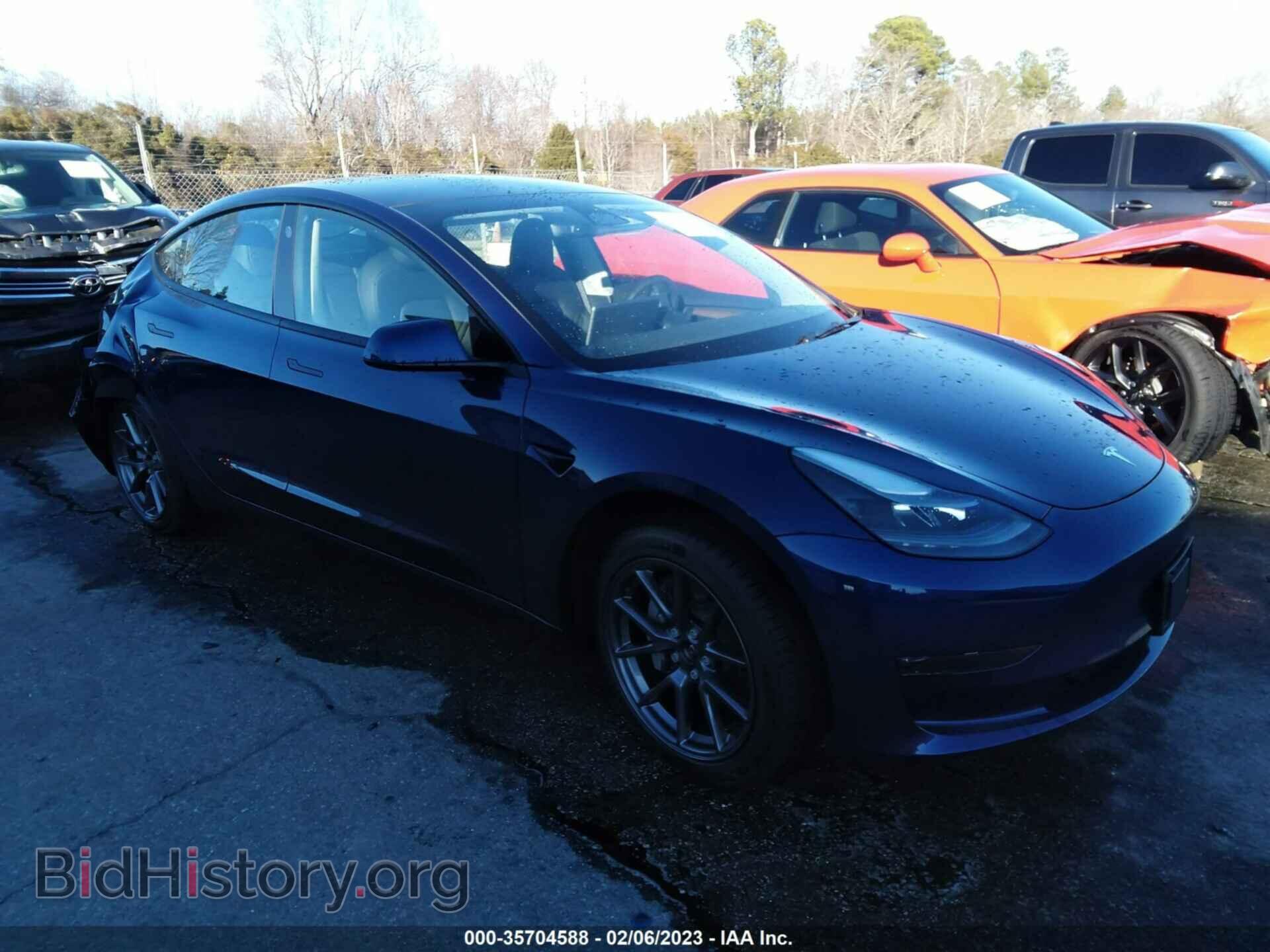 Photo 5YJ3E1EB7NF265523 - TESLA MODEL 3 2022
