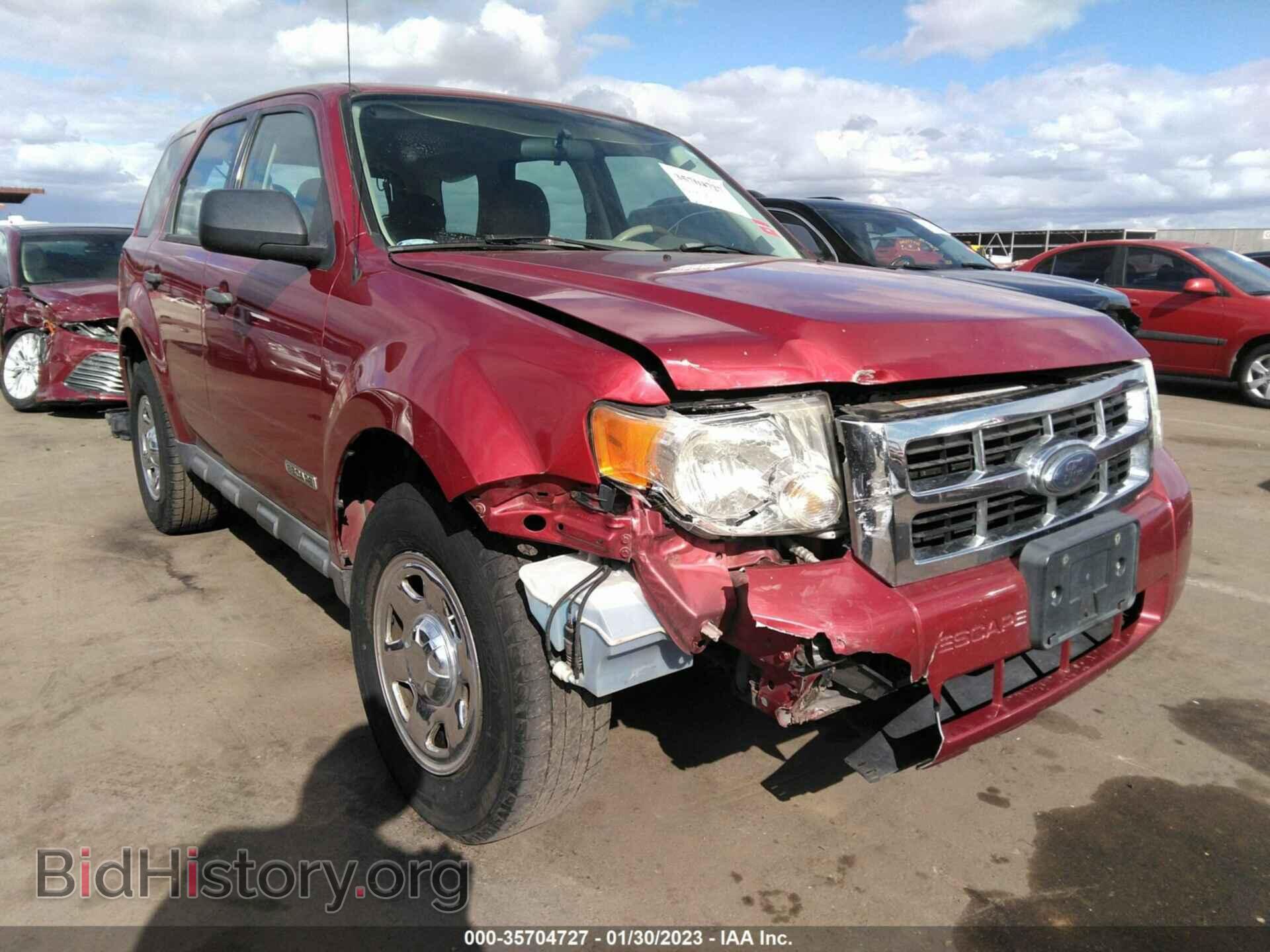 Photo 1FMCU02Z08KC23356 - FORD ESCAPE 2008
