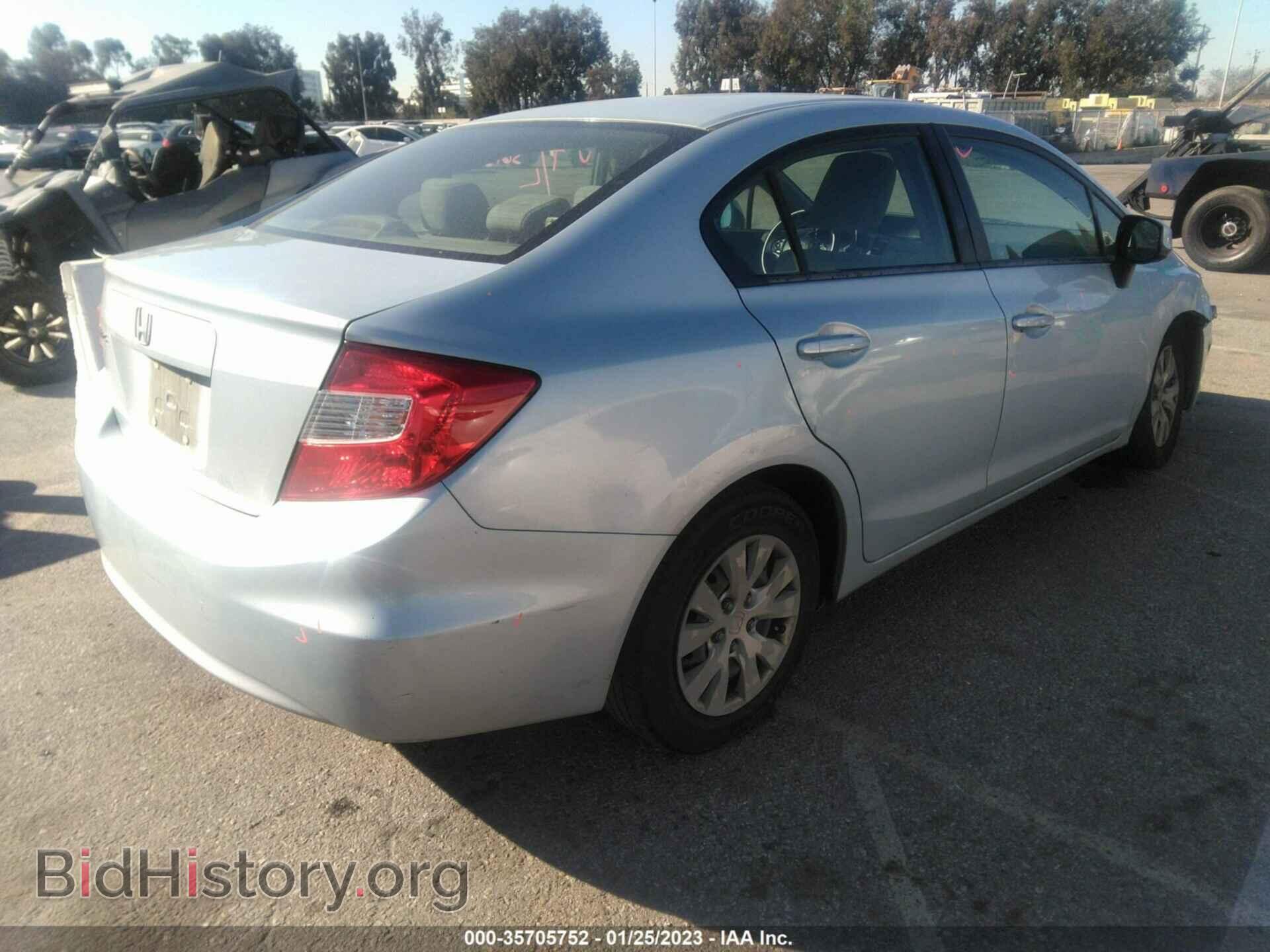 2012 HONDA CIVIC SDN - VIN: JHMFB2F5XCS005247 - Фото 4