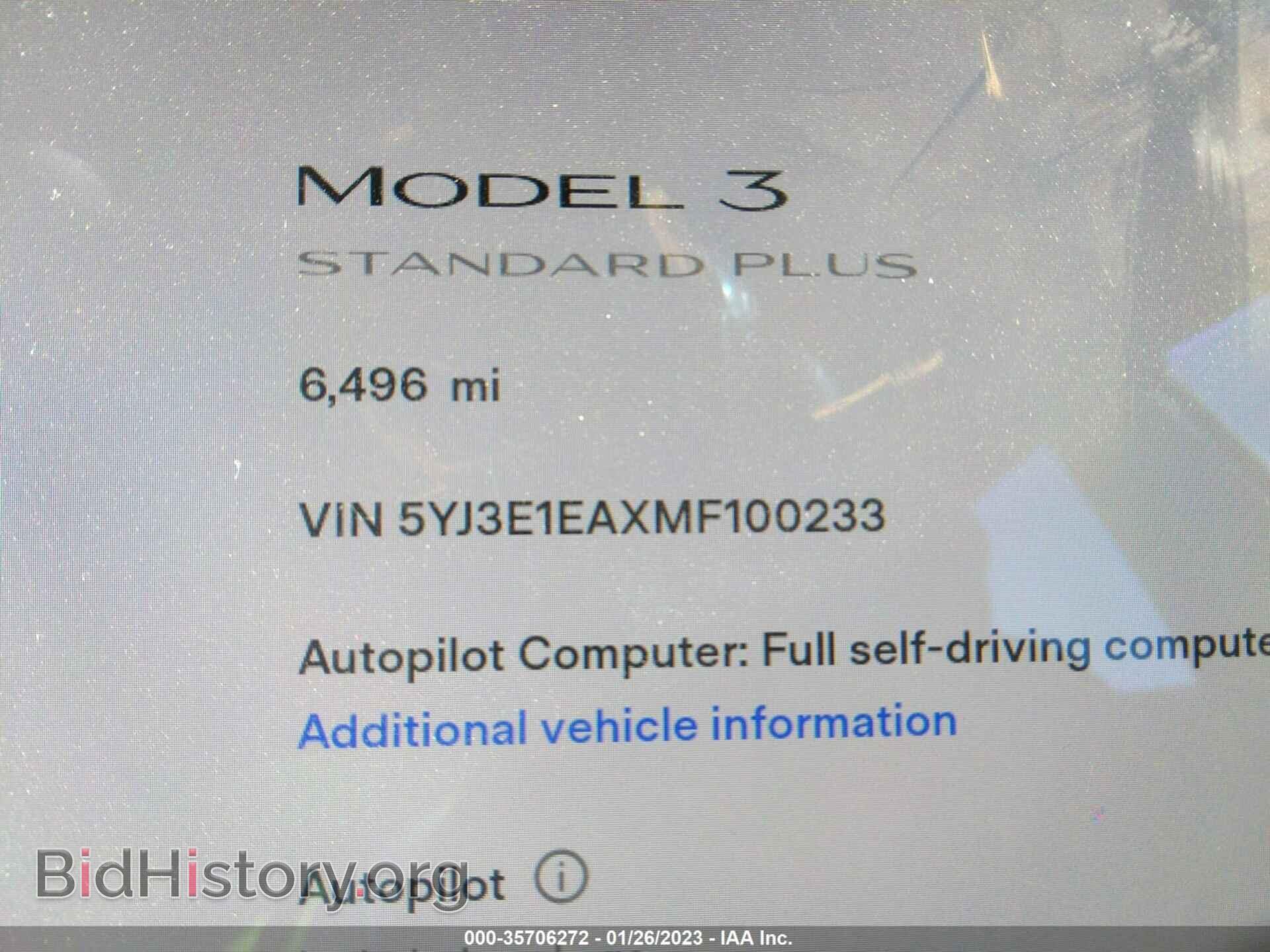 2021 TESLA MODEL 3 - VIN: 5YJ3E1EAXMF100233 - Фото 7