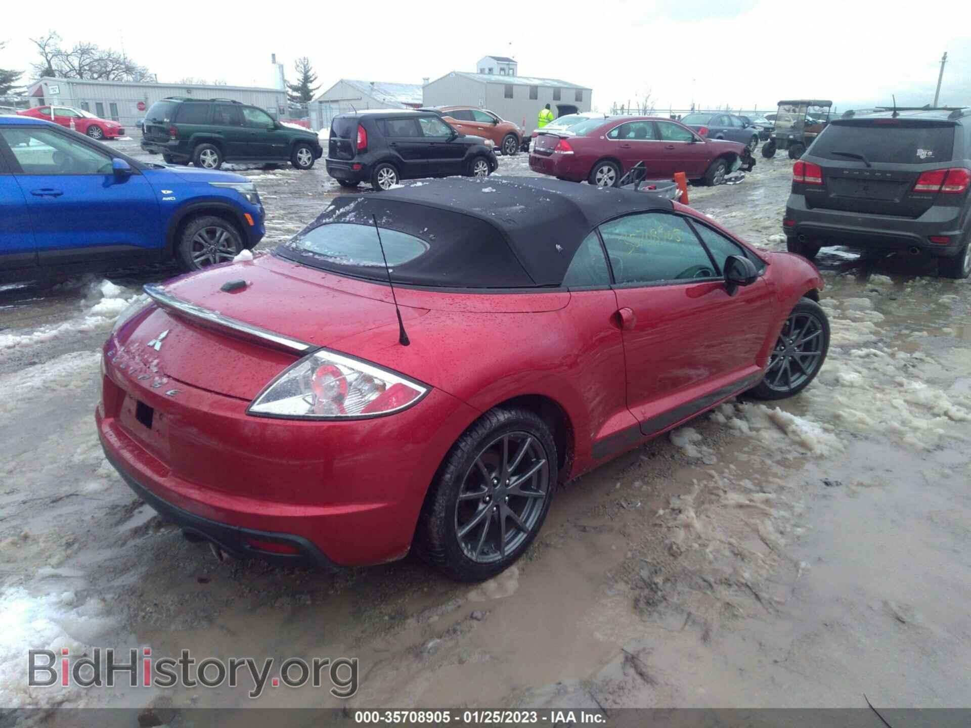 2012 MITSUBISHI ECLIPSE - VIN: 4A37L5EF8CE005256 - Фото 4