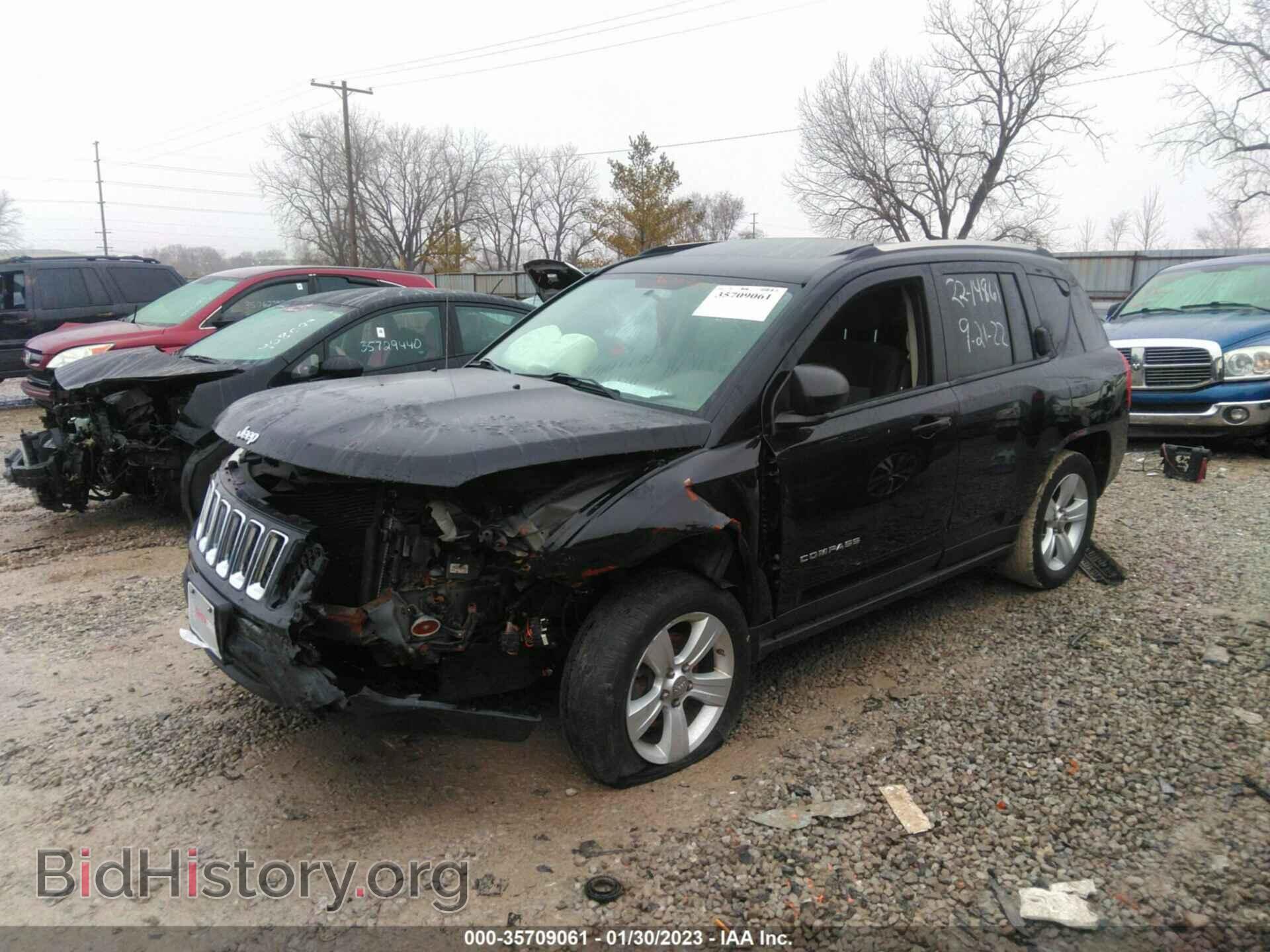 2012 JEEP COMPASS - VIN: 1C4NJDEB9CD616071 - Фото 2