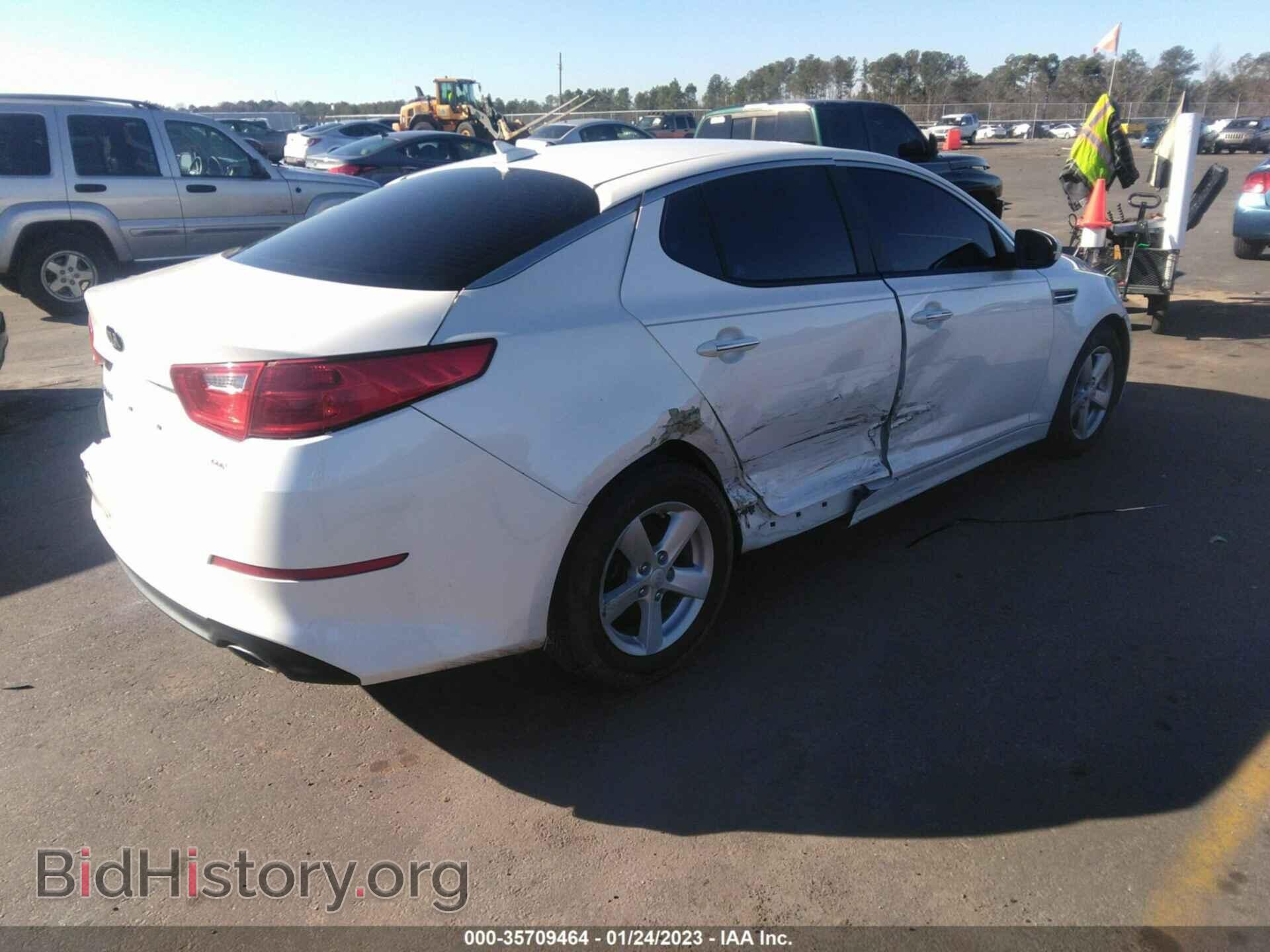 2015 KIA OPTIMA - VIN: KNAGM4A72F5649510 - Фото 4
