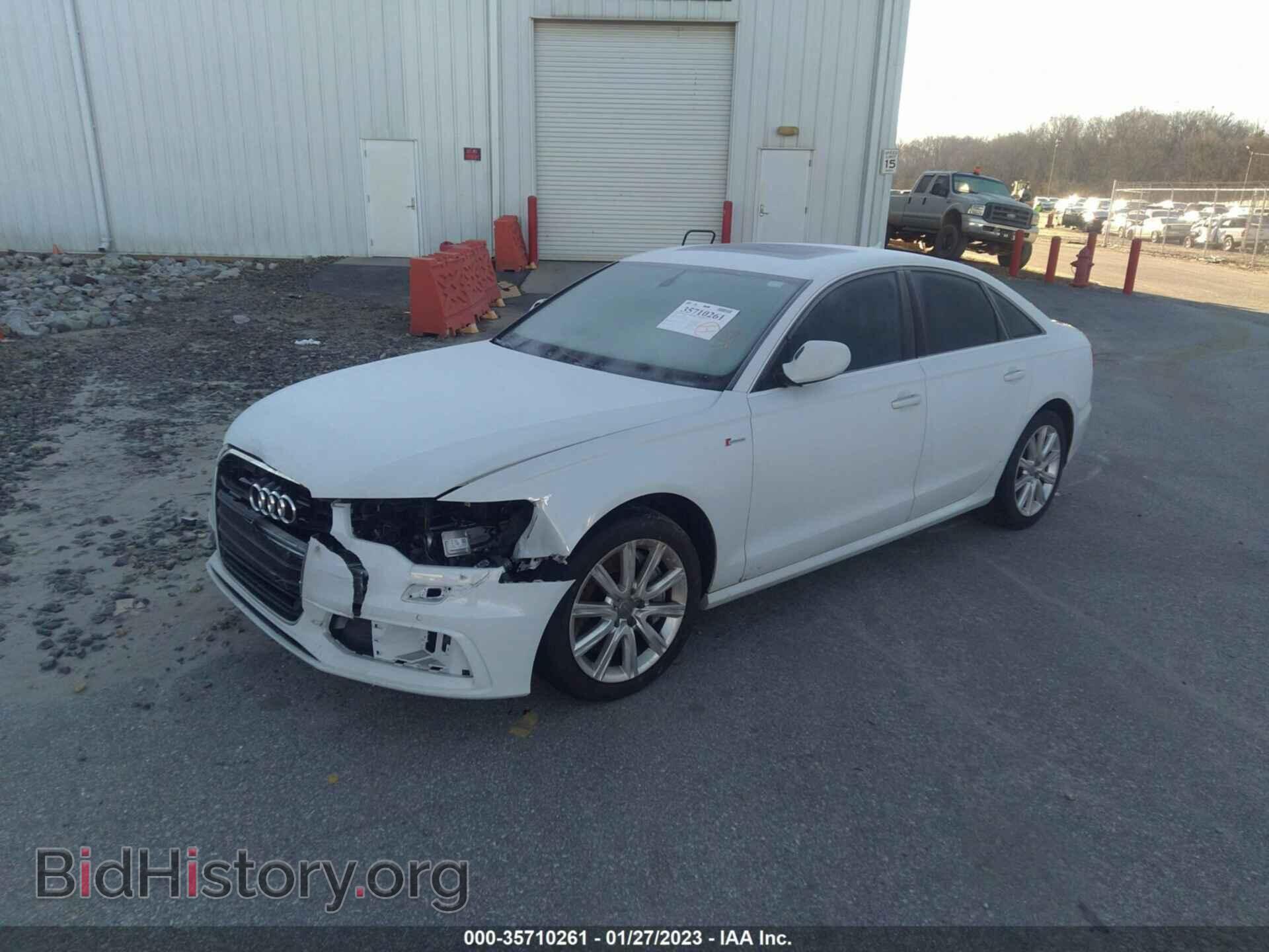 2013 AUDI A6 - VIN: WAUHGAFC1DN147942 - Фото 2