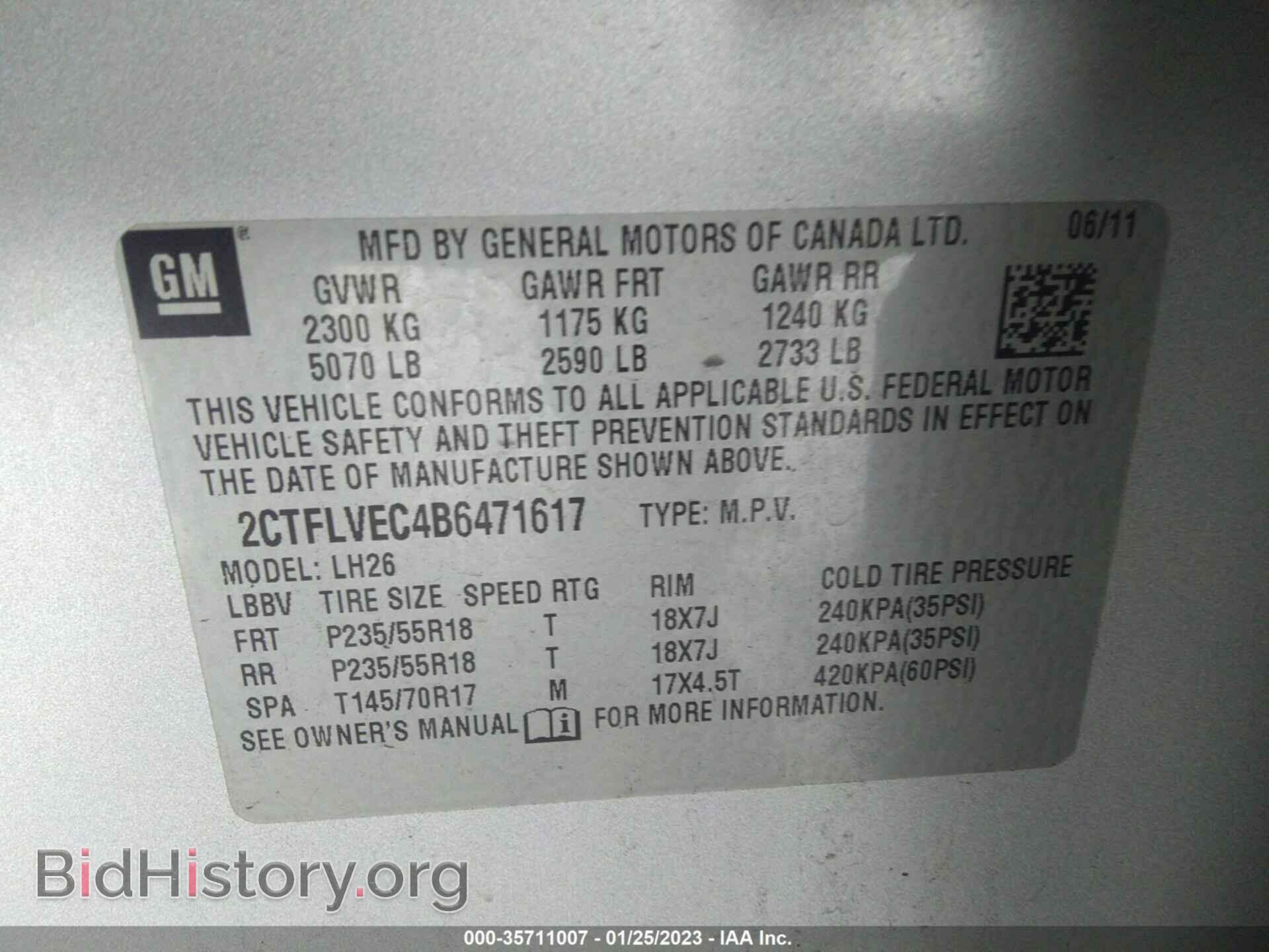 2011 GMC TERRAIN - VIN: 2CTFLVEC4B6471617 - Photo 9
