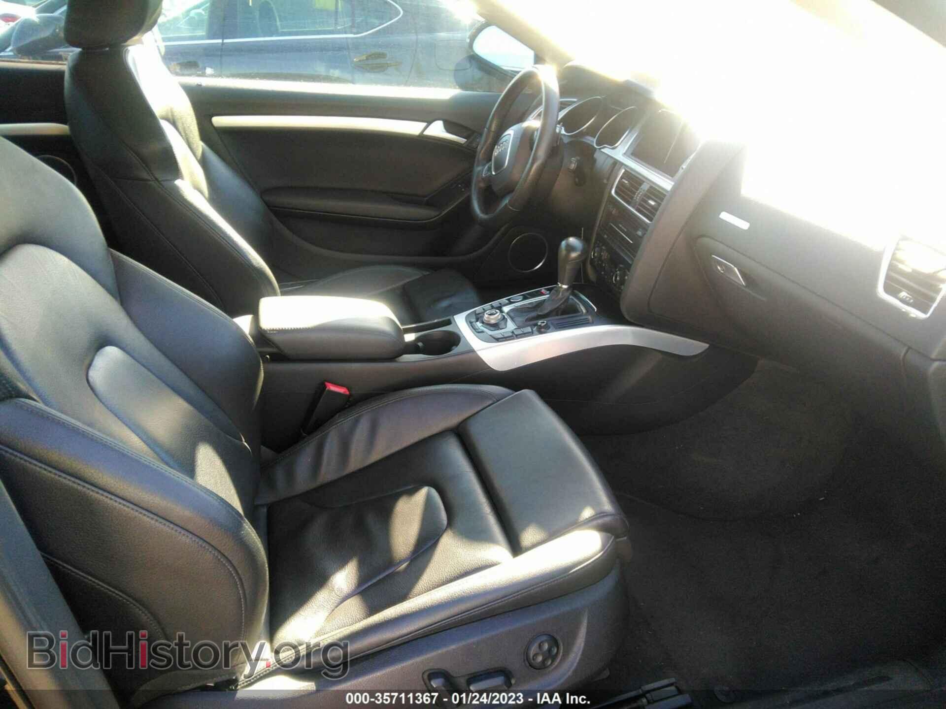 2012 AUDI A5 - VIN: WAUVFAFR7CA016384 - Фото 5