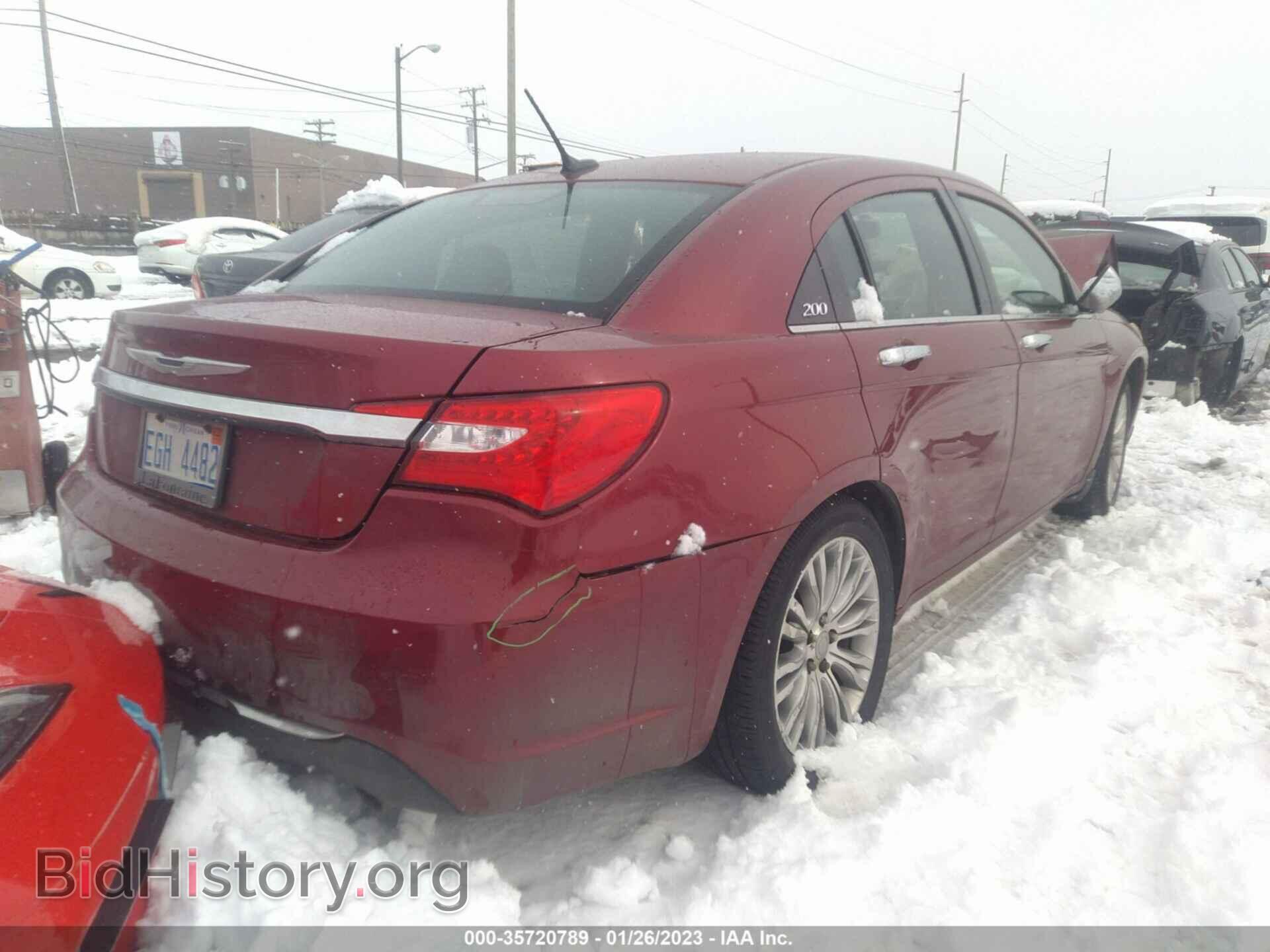 2013 CHRYSLER 200 - VIN: 1C3CCBCG3DN668865 - Фото 4