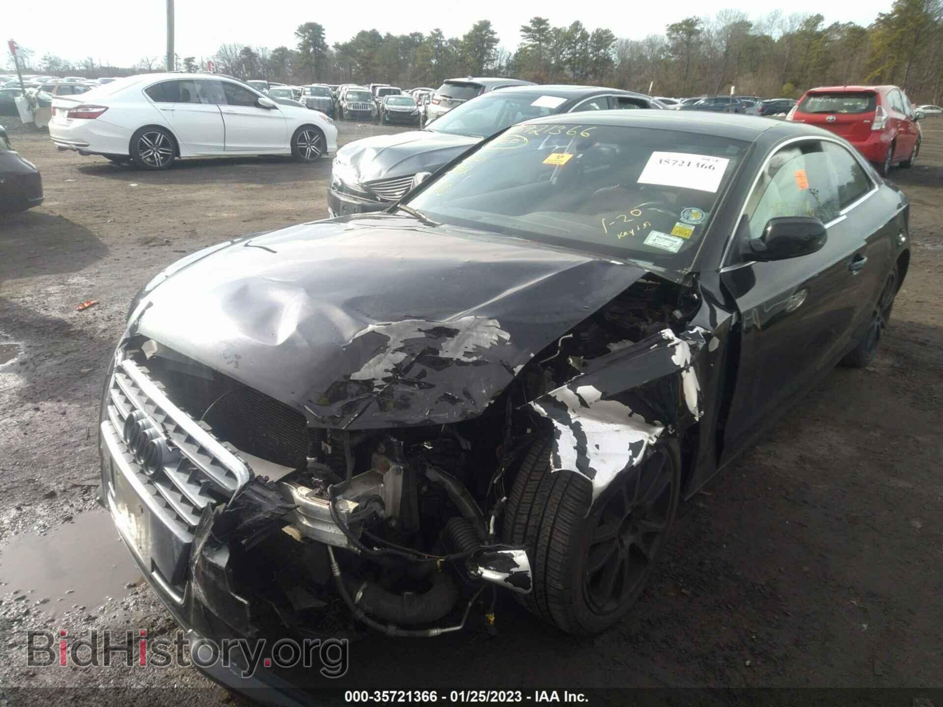 2012 AUDI A5 - VIN: WAULFAFR9CA001814 - Фото 2